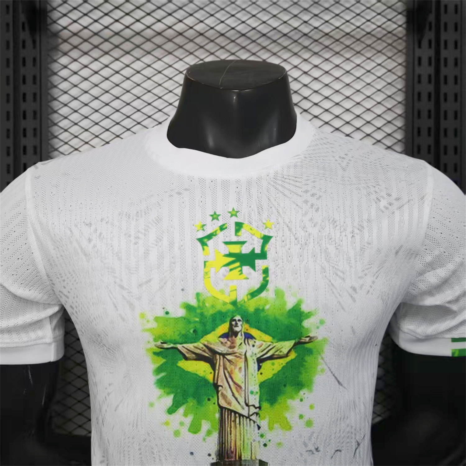 AlphaJersey-Brazil 25-26 Christ the Redeemer Statue White Jersey - Player Version