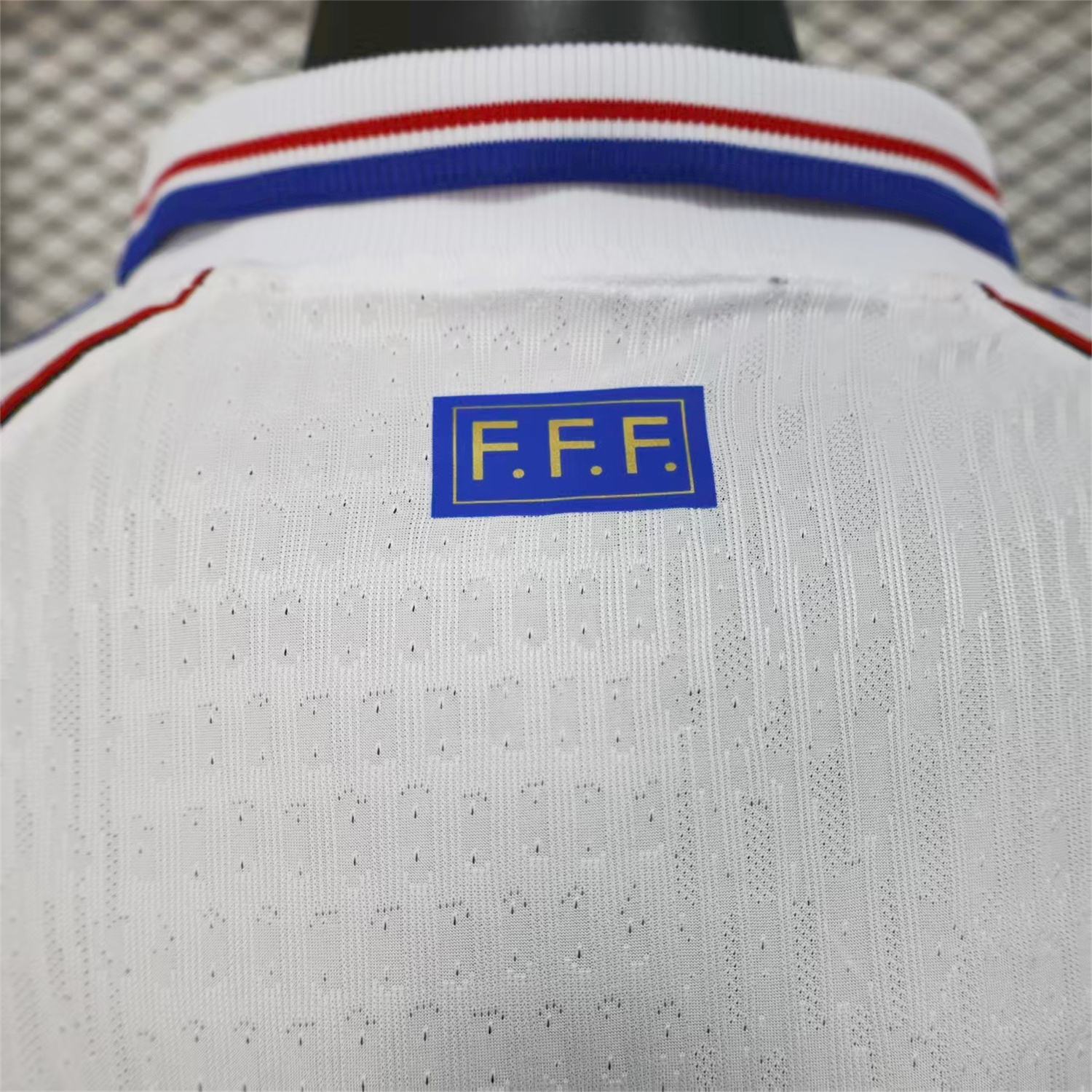 AlphaJersey-Retro France 1998 Away White Jersey - Player Version