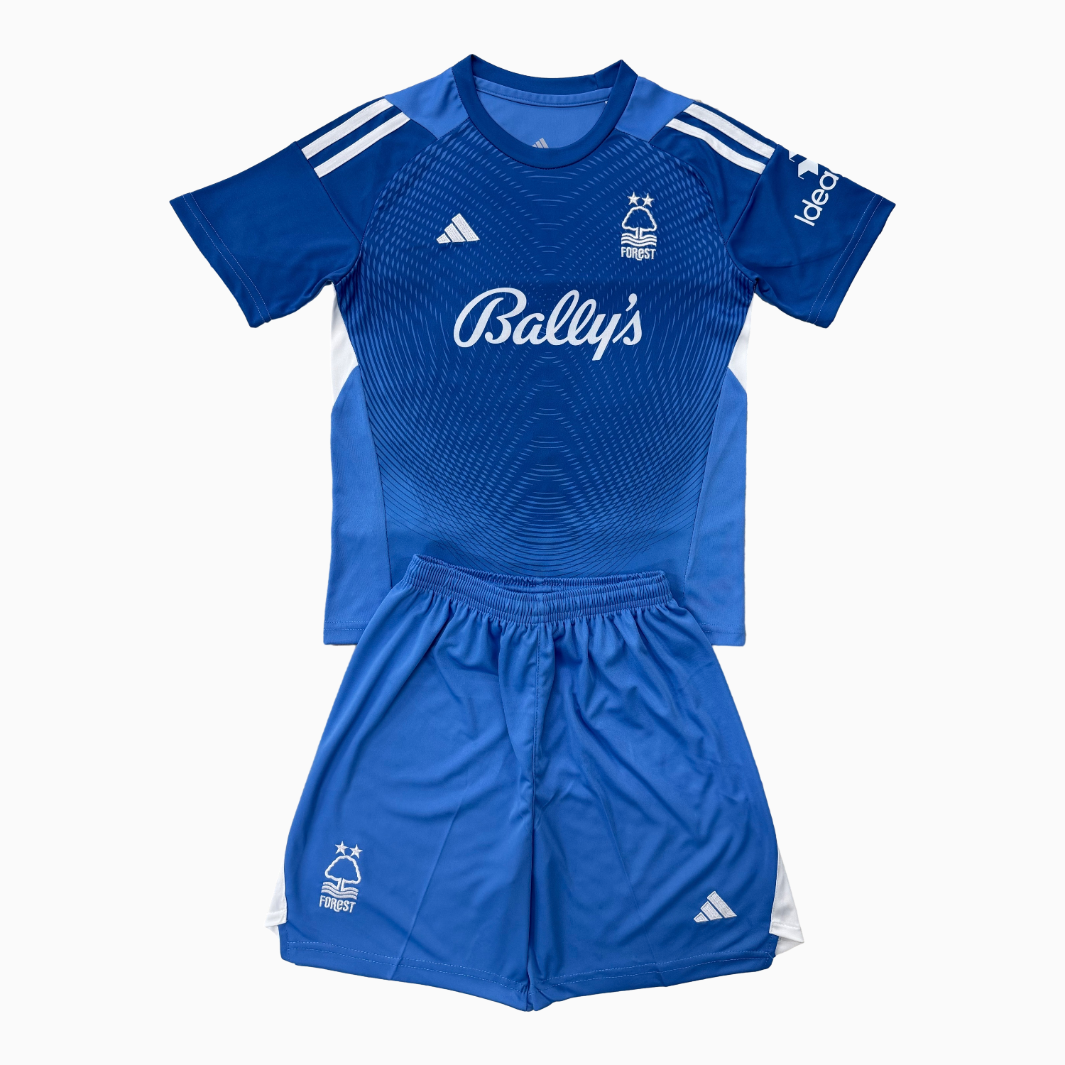 AlphaJersey-Nottingham Forest 25-26 Blue Goalkeeper Kids Kit