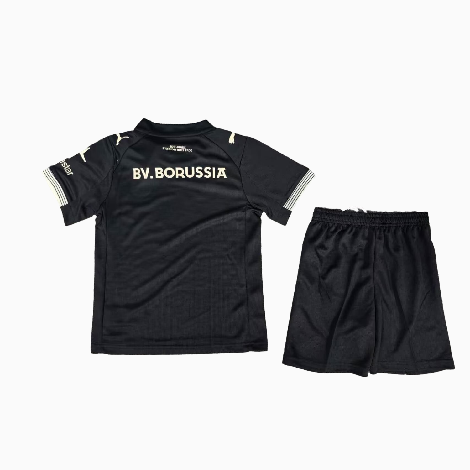 AlphaJersey-Dortmund 25-26 “100 JAHRE STADION ROTE ERDE” Black Special Kids Kit