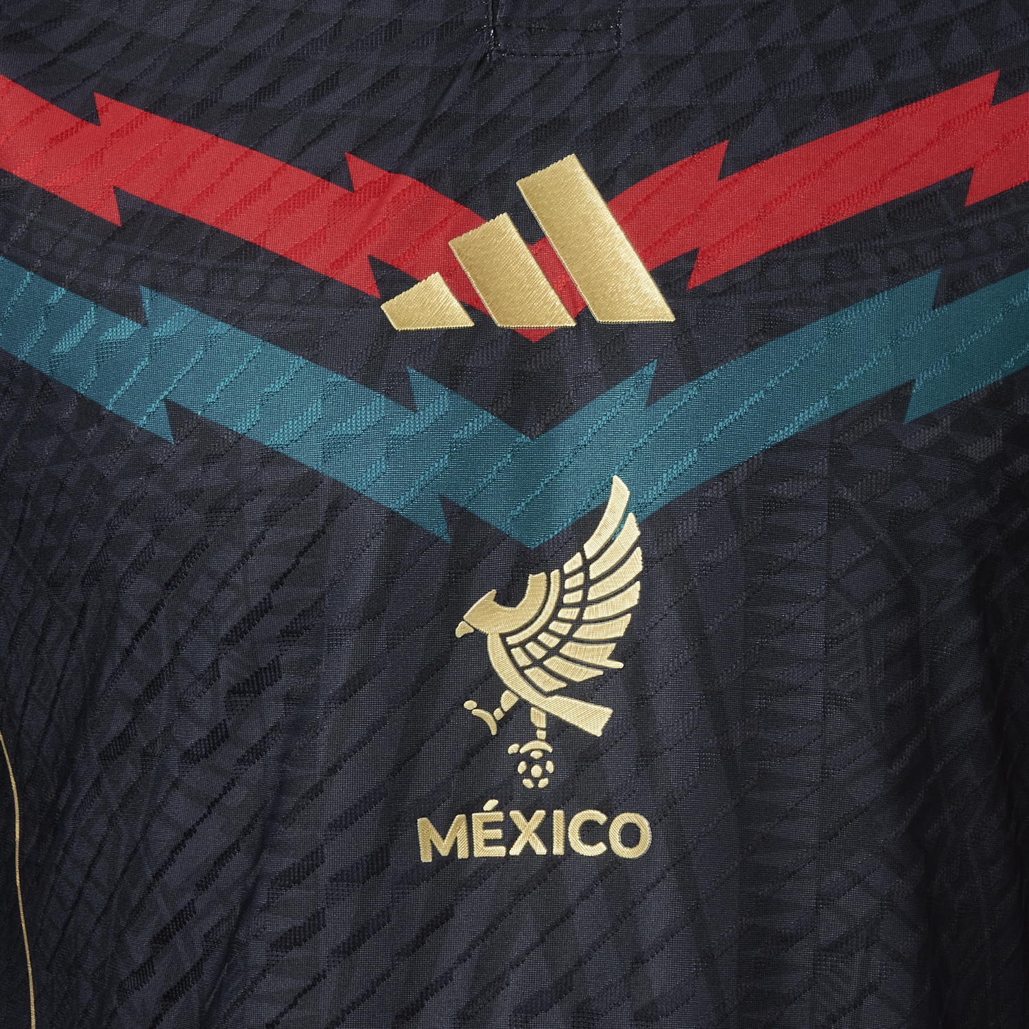 AlphaJersey-Mexico 25-26 Red And Green Chest Lines Special Jersey - Player Version