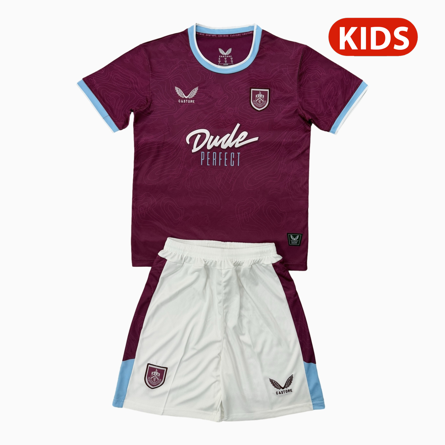 AlphaJersey-Burnley 25-26 Home Kids Kit