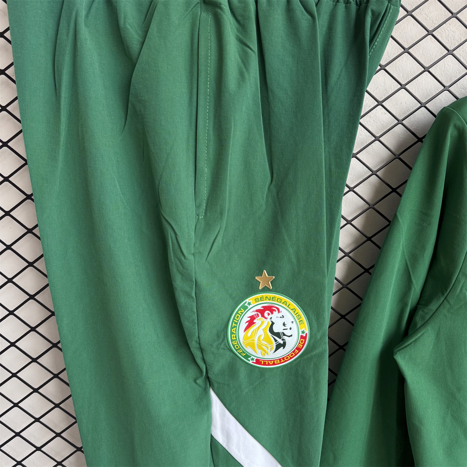 AlphaJersey-Senegal 2026 Windbreaker Training Set - Green Top and Pants