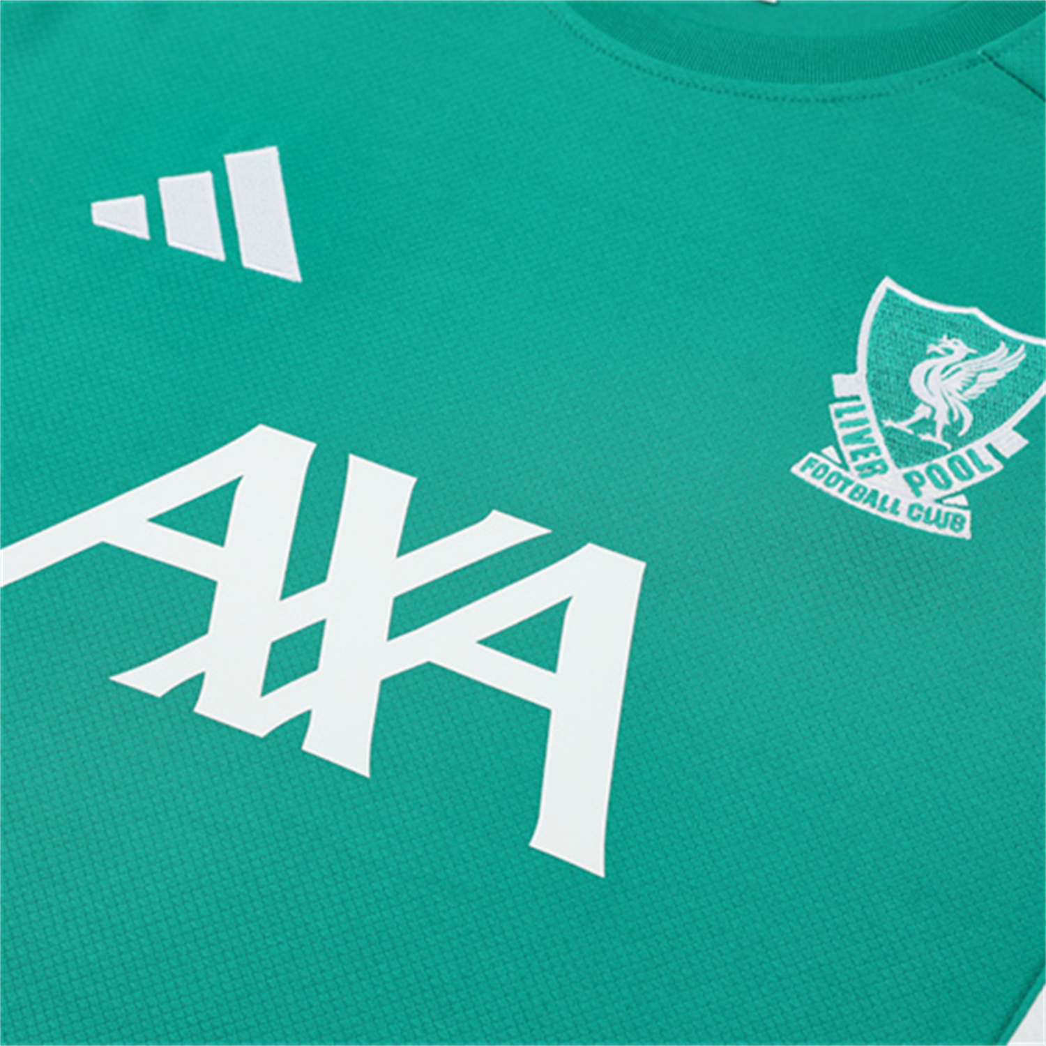 AlphaJersey-Liver.pool 25-26 Short-Sleeve Training Set - Green Top & Black Shorts