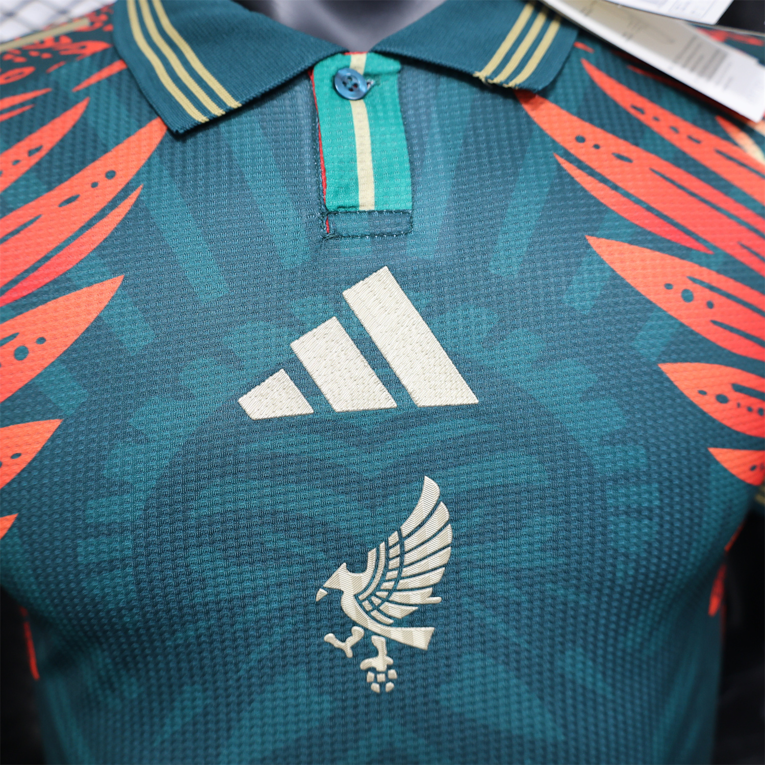 AlphaJersey-Mexico 2025 Red Eagle Special Edition Green Jersey - Player Version