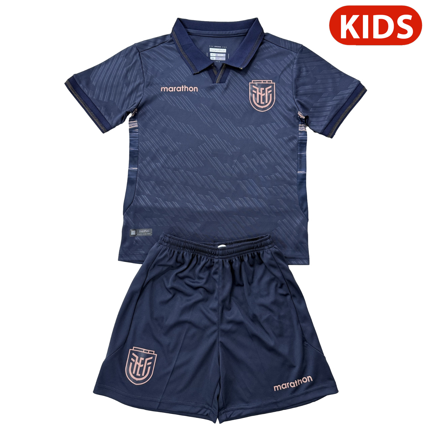 AlphaJersey-Ecuador 2026 Away Kids Kit