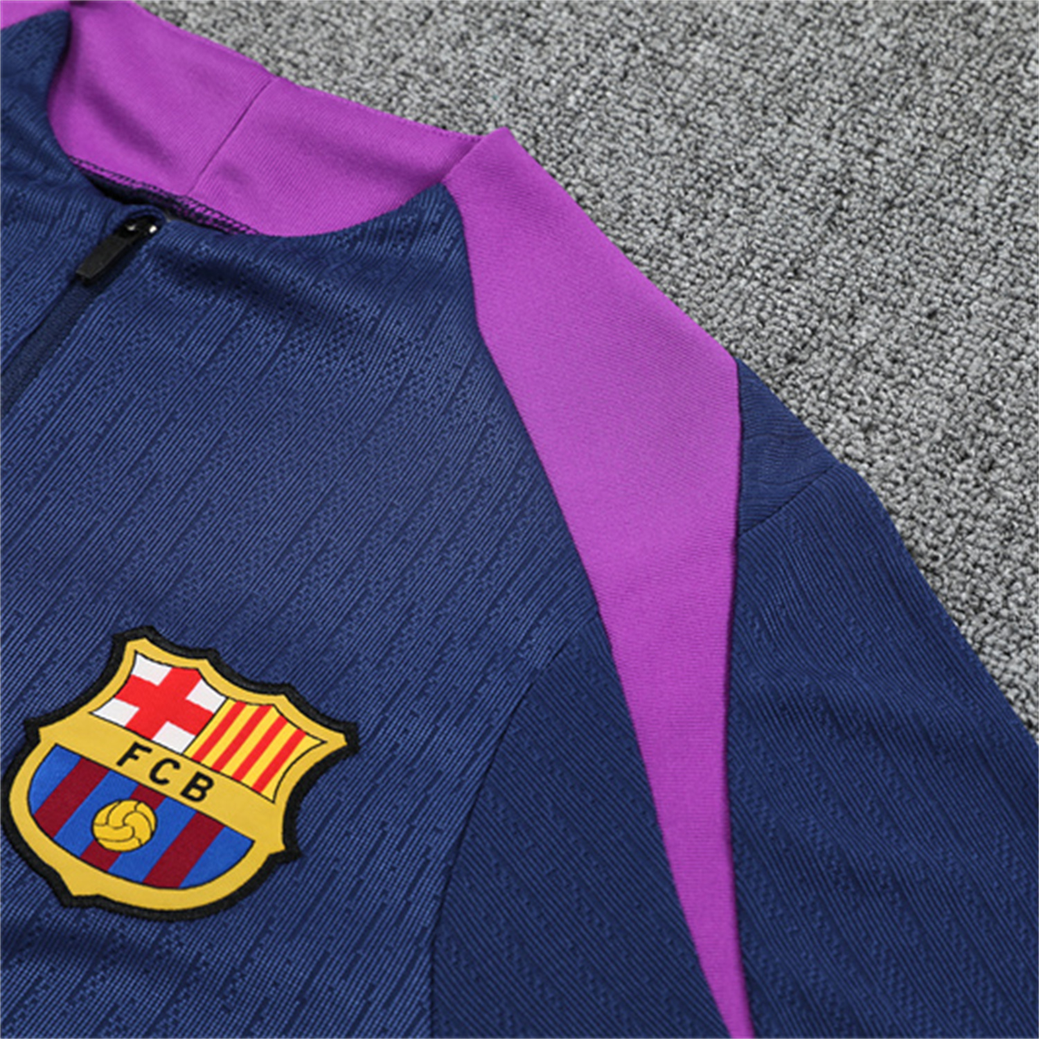 AlphaJersey-Barcelona 25-26 Long Sleeves Training Set - Royal Blue top & Royal Blue Pants