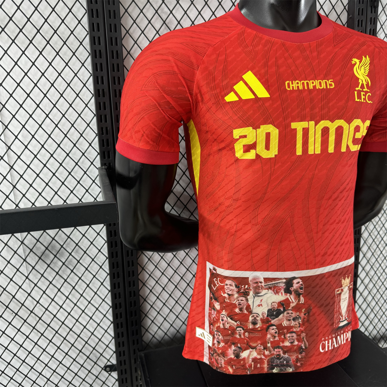 AlphaJersey-Liver.pool 25-26 20 Times Champions Red Jersey - Player Version