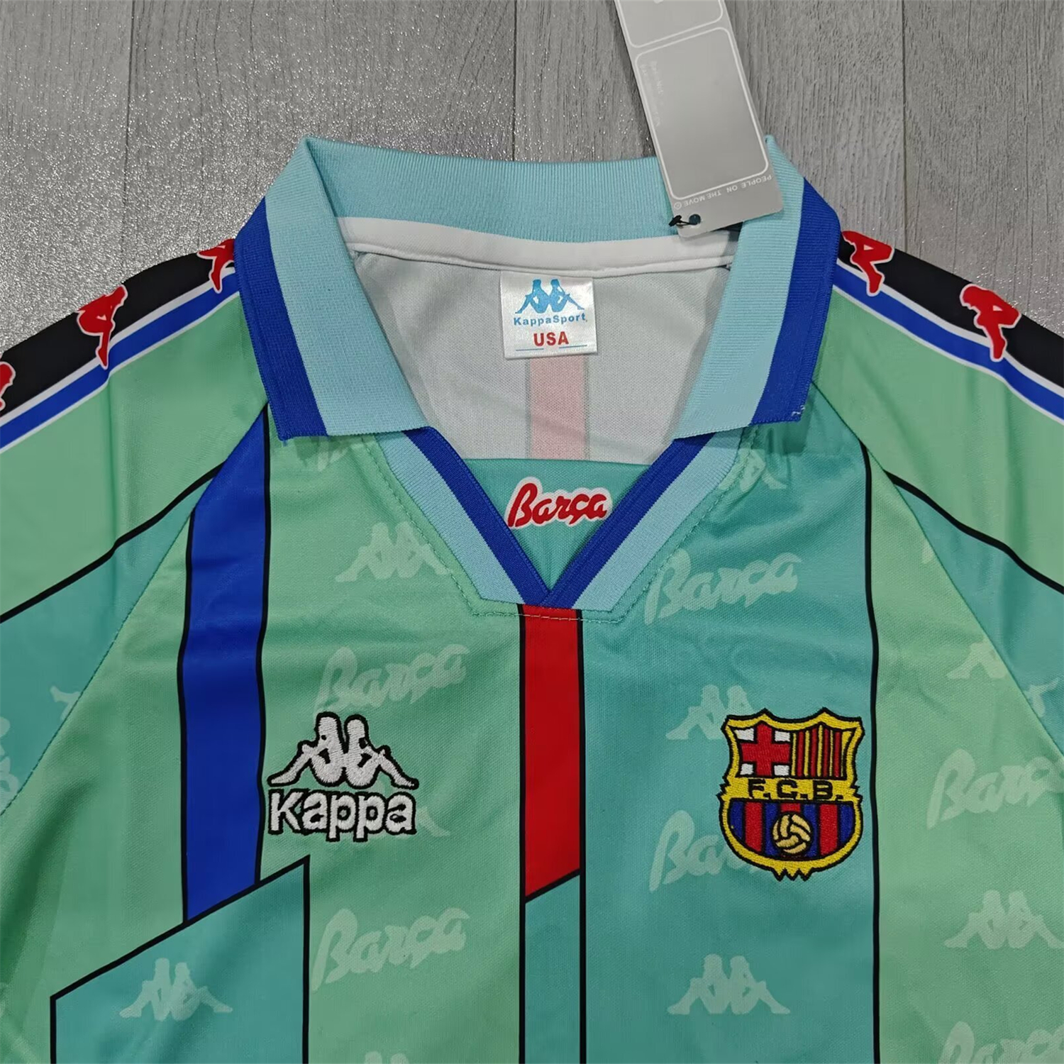 AlphaJersey-Retro Barcelona 1996-97 Away Kids Kit