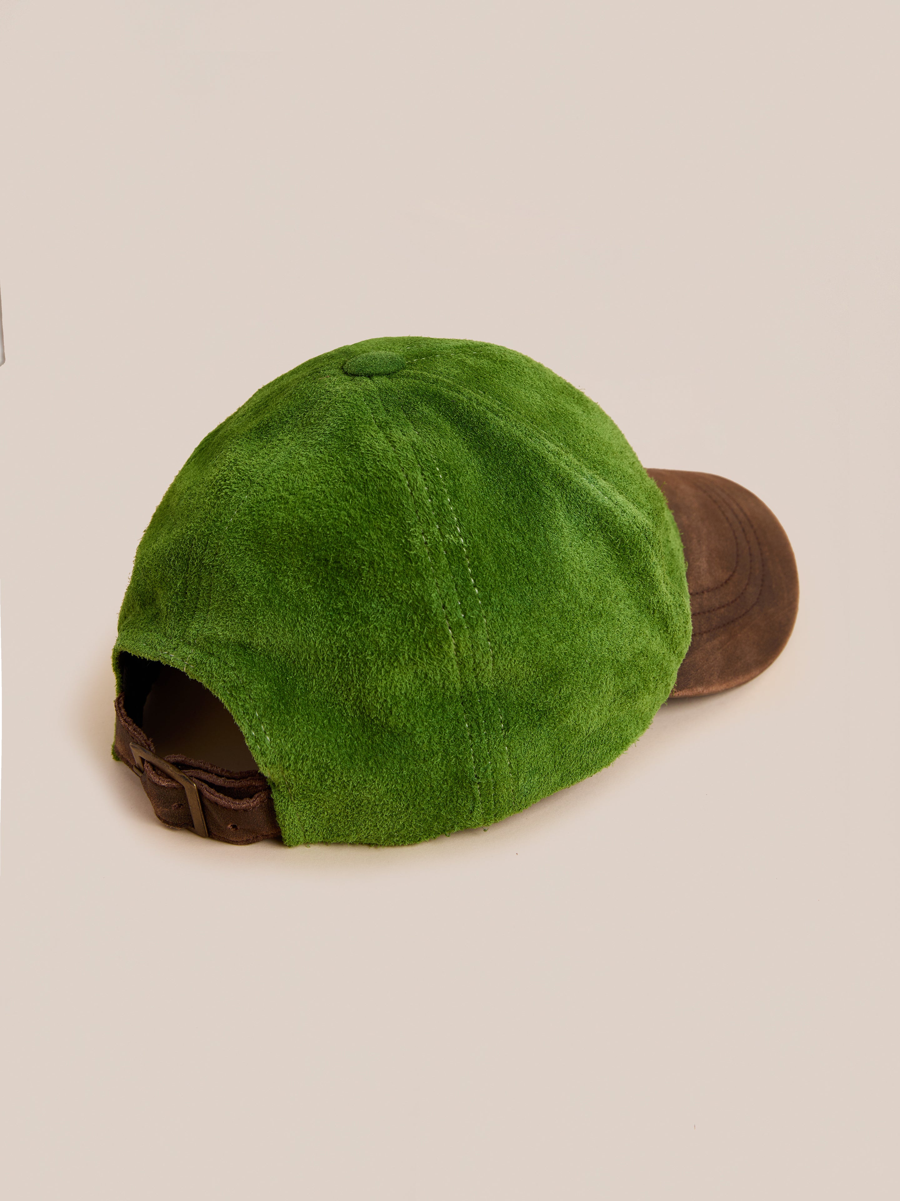 Suede Leather Contrast Distressed Cap | Modern Menswear by yycbvcnbmmnbm
