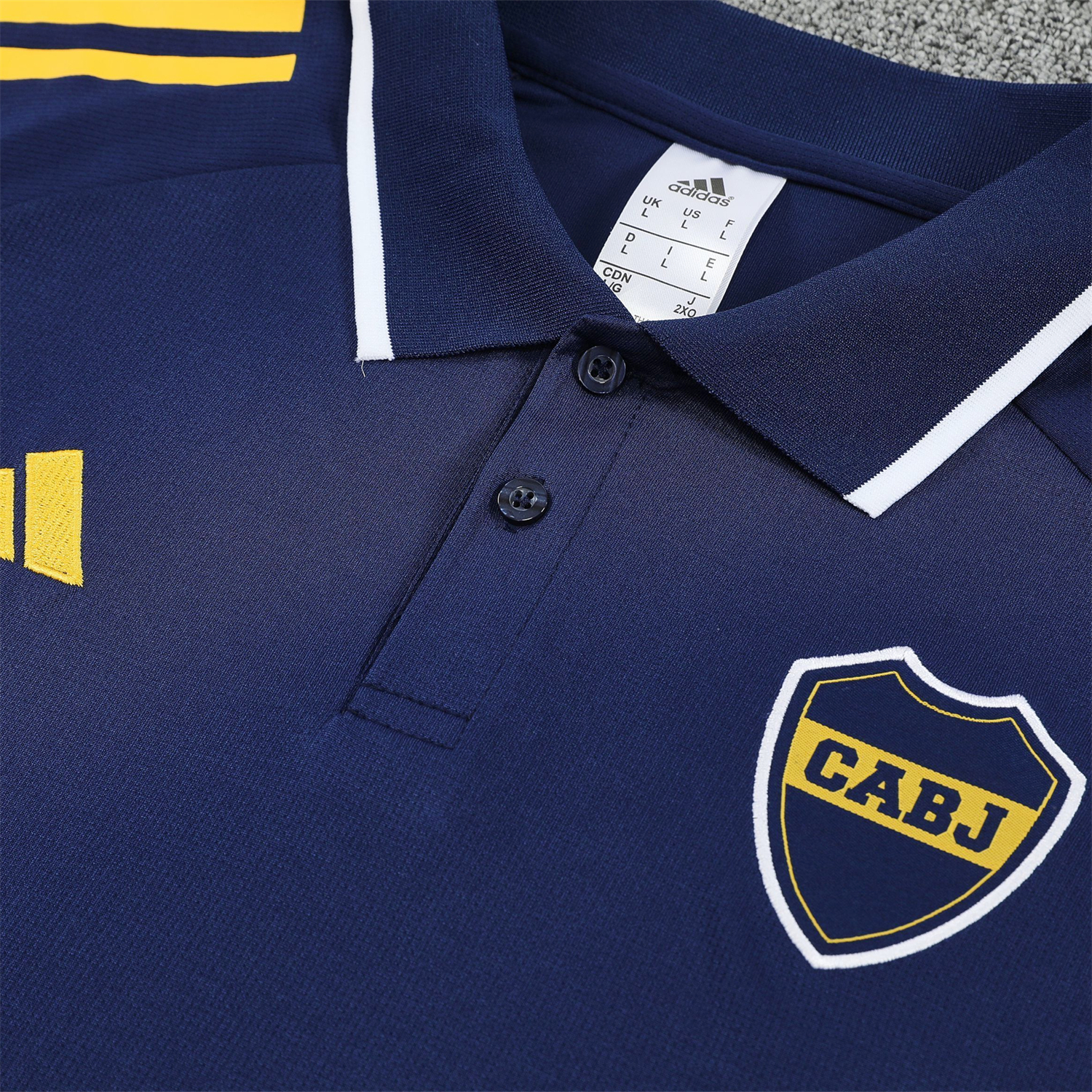 AlphaJersey-Boca Juniors 25-26 POLO Short-Sleeve Training Set - Dark Blue Top & Shorts
