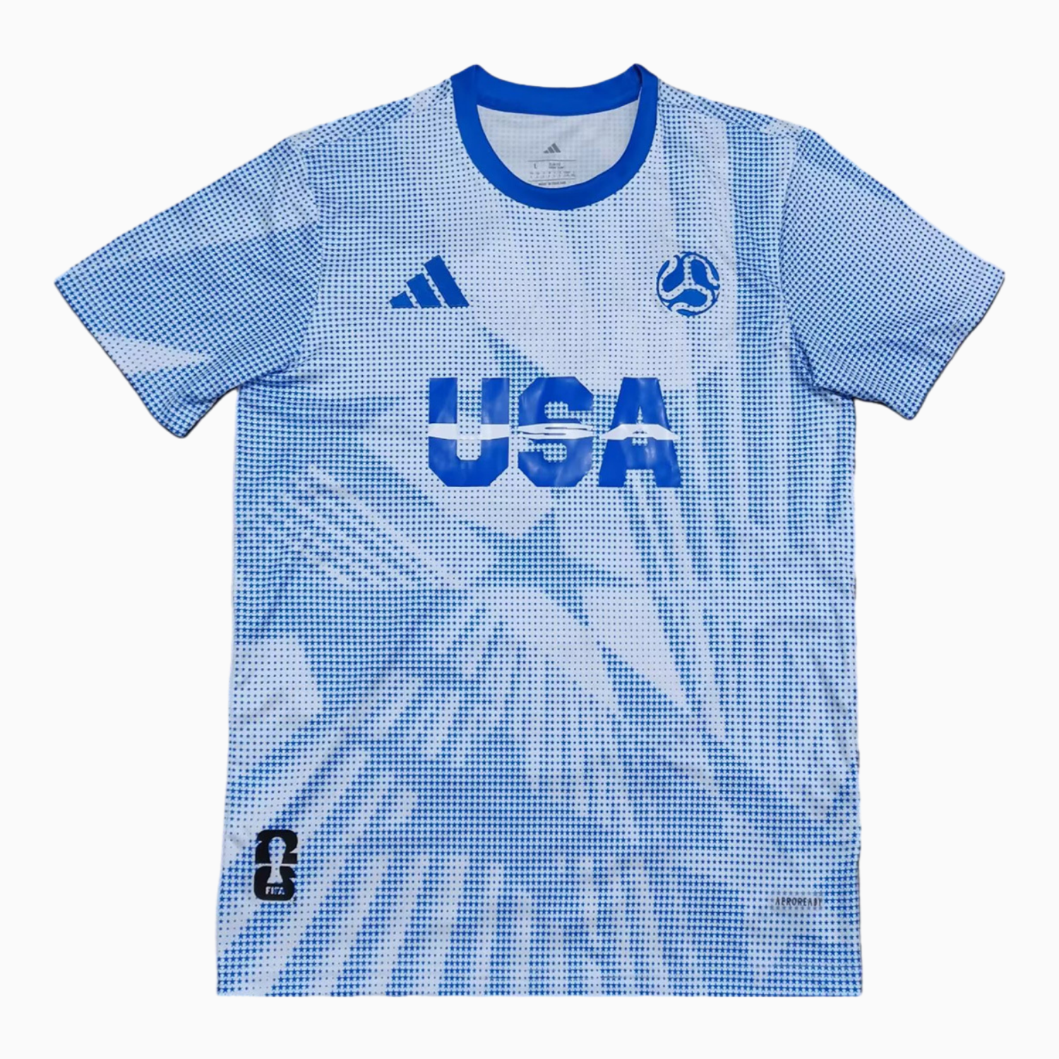 AlphaJersey-United States USA 25-26 World Cup Promotion Blue Jersey - Fans Version