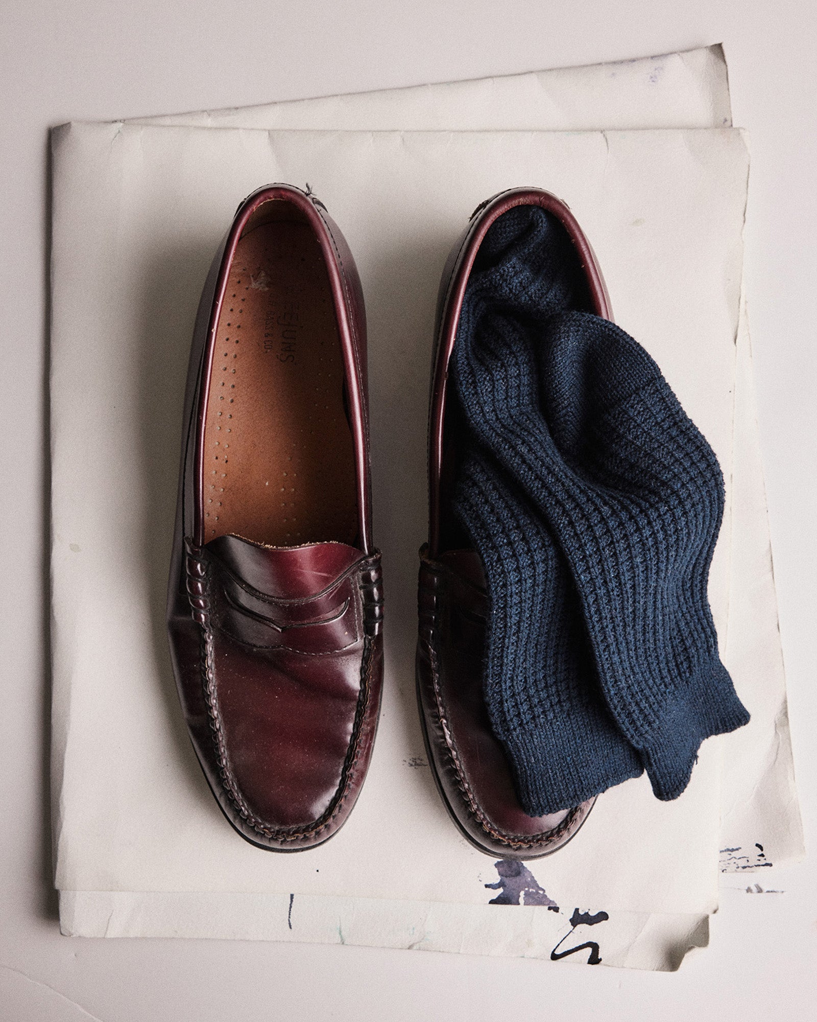 The Waffle Sock in Dark Navy | Modern Menswear by yycbvcnbmmnbm
