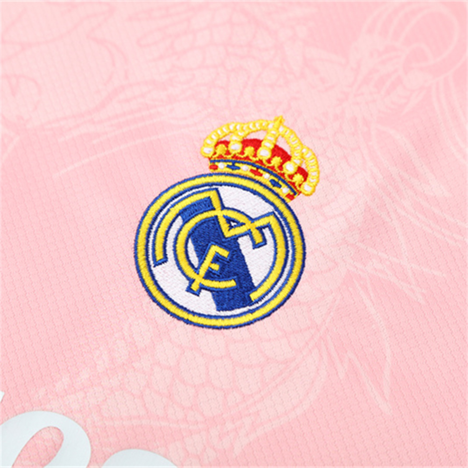 AlphaJersey-Real Madrid 25-26 Kid Short-Sleeve Training Set - Pink Black Top & Black Shorts