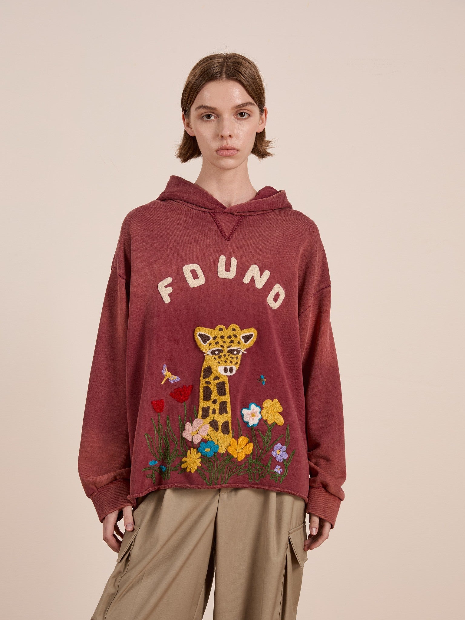 Embroidered Wildlife Hoodie | Modern Menswear by yycbvcnbmmnbm