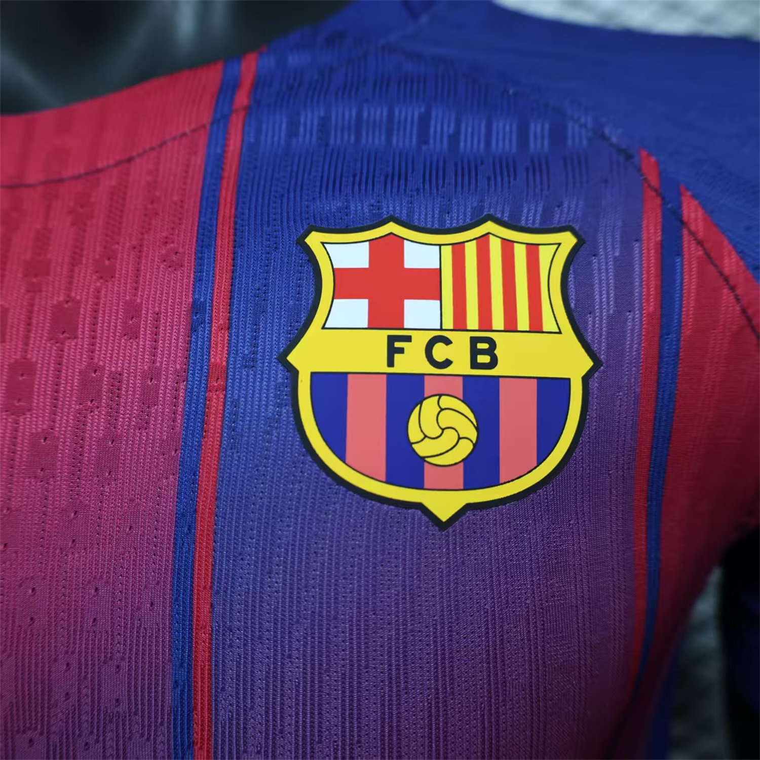 AlphaJersey-Barcelona 25-26 Home Unsponsored Jersey - Player Version