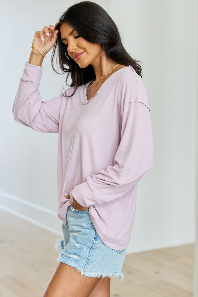 Kendall Mauve Scoop Neck Tunic | Elegant Women's Fashion by coolavocek