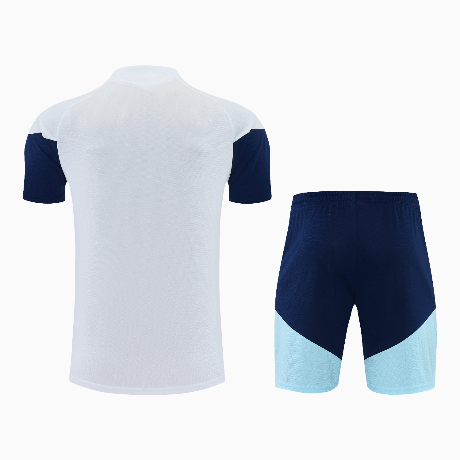 AlphaJersey-Argentina 2026 Short-Sleeve Training Set - White Top and Dark Blue Shorts