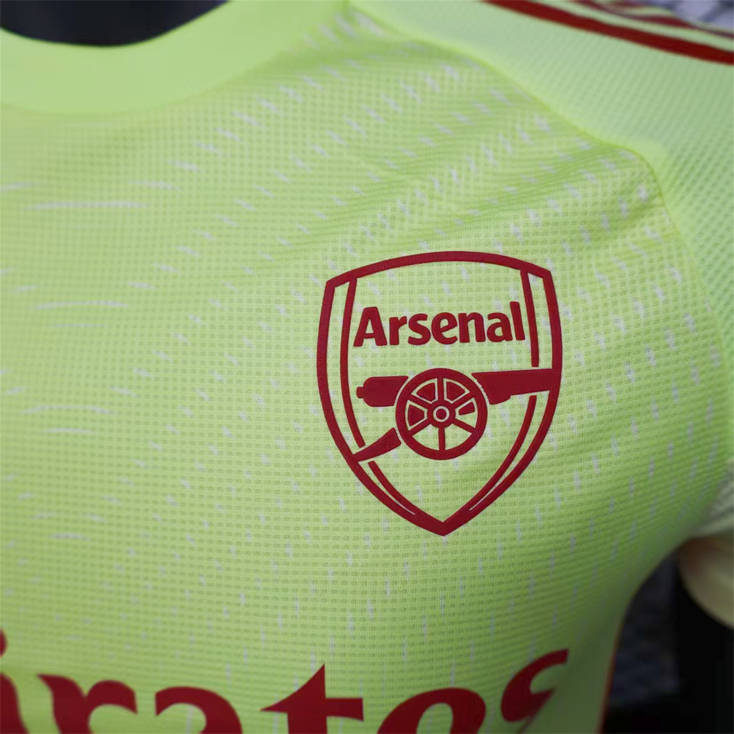 AlphaJersey-Arsenal 25-26 Light Yellow Goalkeeper Jersey - Player Version