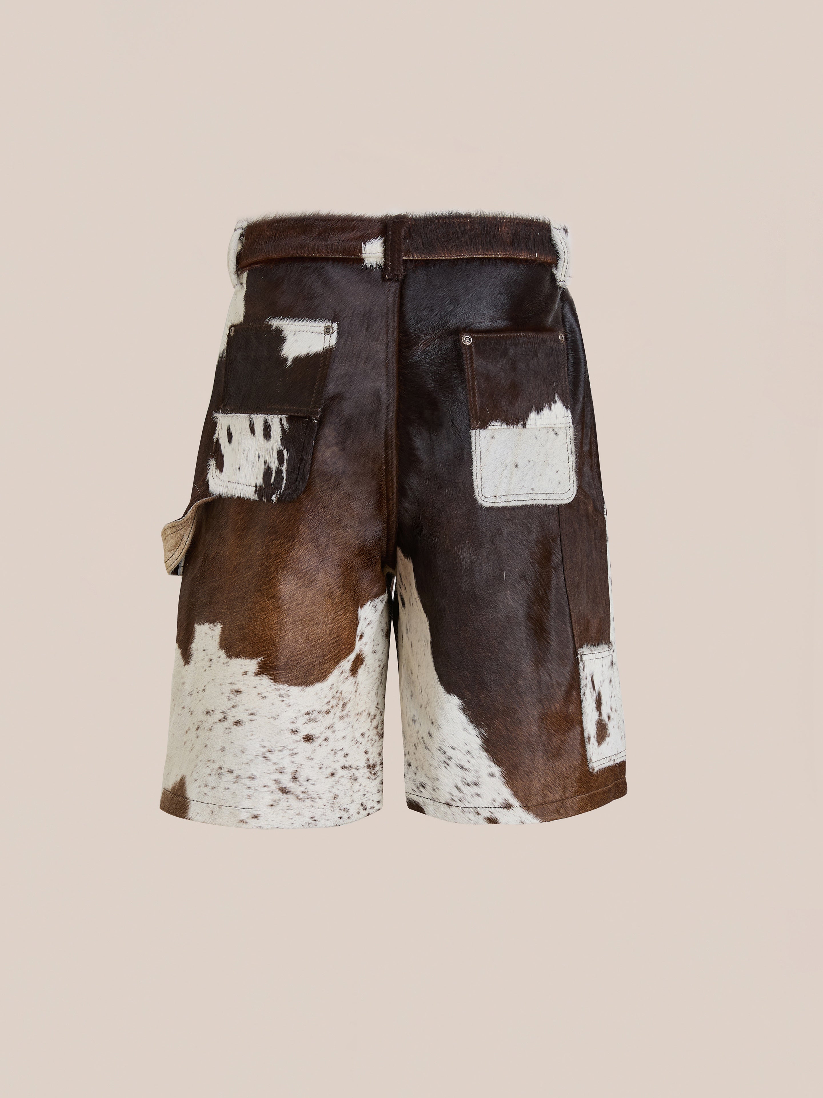 Cowhide Prairie Carpenter Shorts | Modern Menswear by yycbvcnbmmnbm
