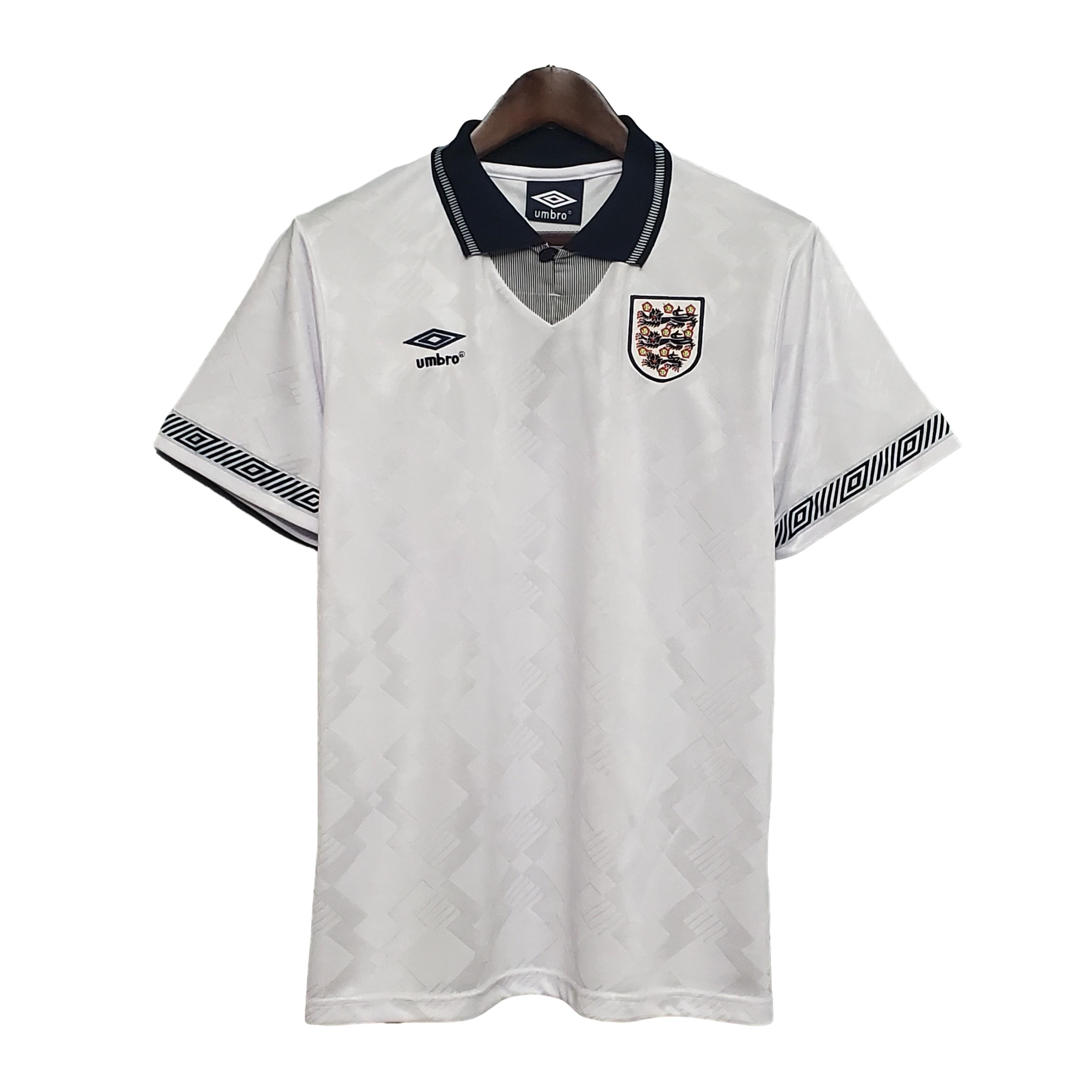 AlphaJersey-Retro England 1990 Home Stadium Jersey