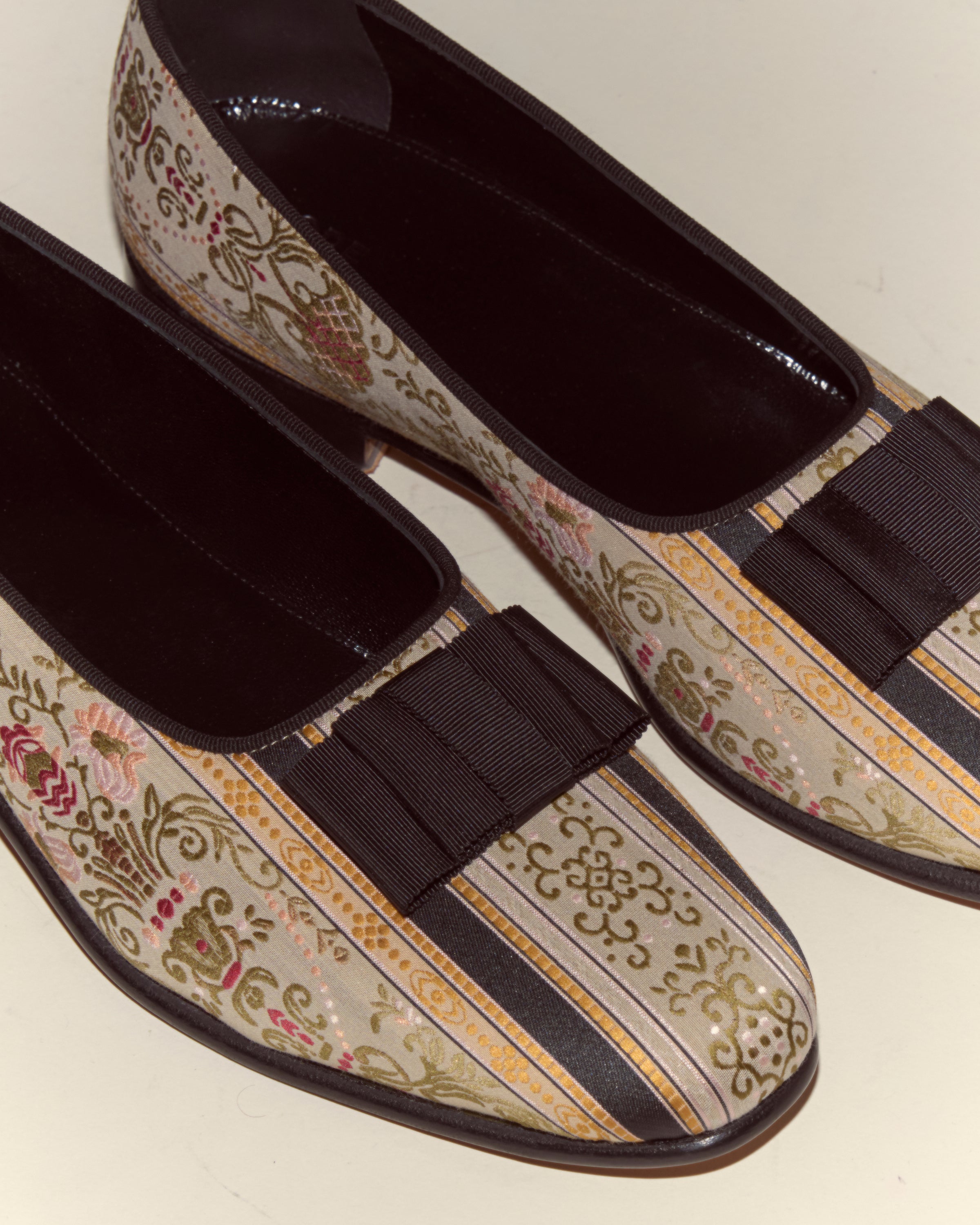 Floret Brocade Opera Pumps | Modern Menswear by yycbvcnbmmnbm
