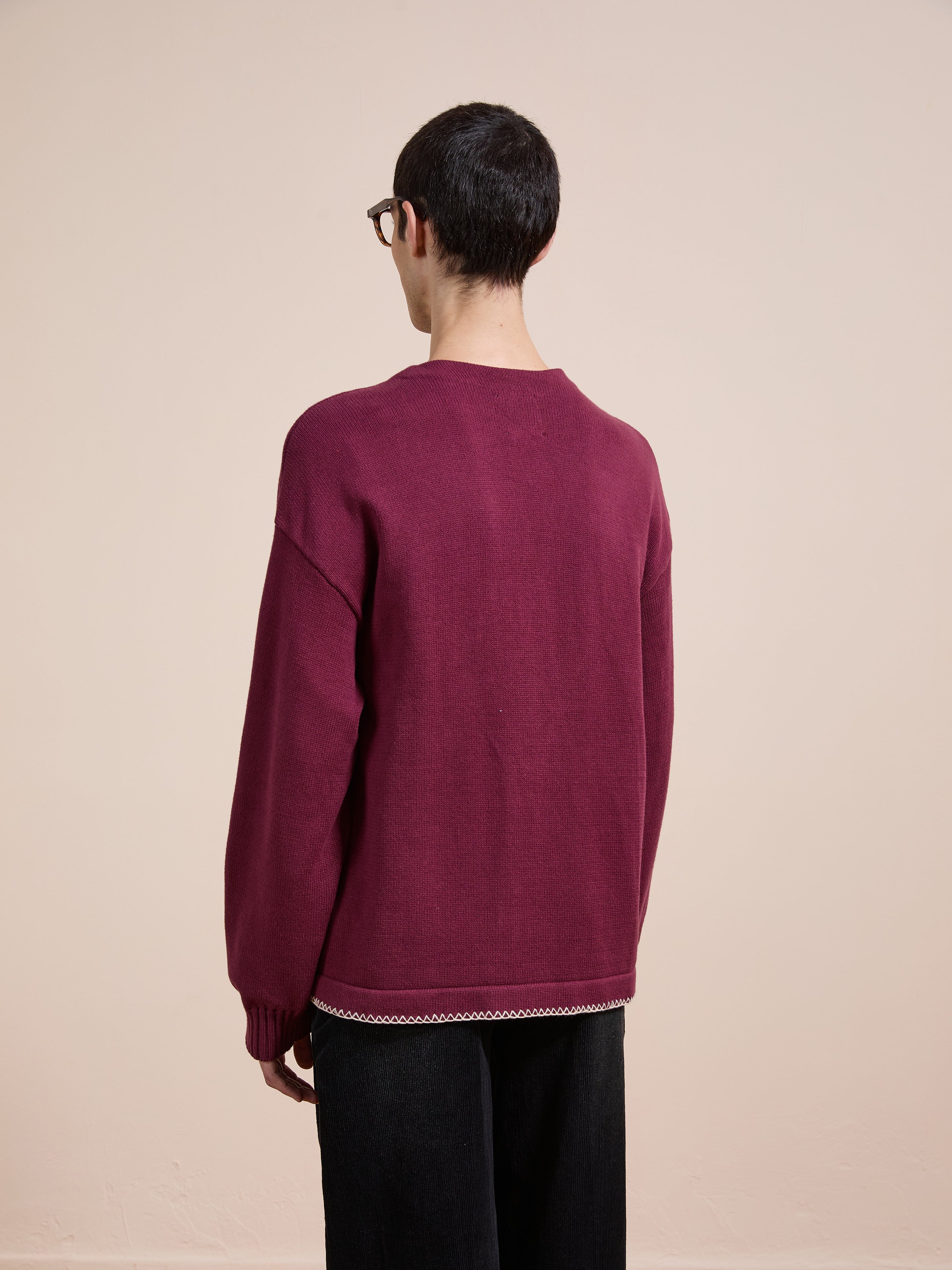 Double Breasted Bow Cardigan | Modern Menswear by yycbvcnbmmnbm