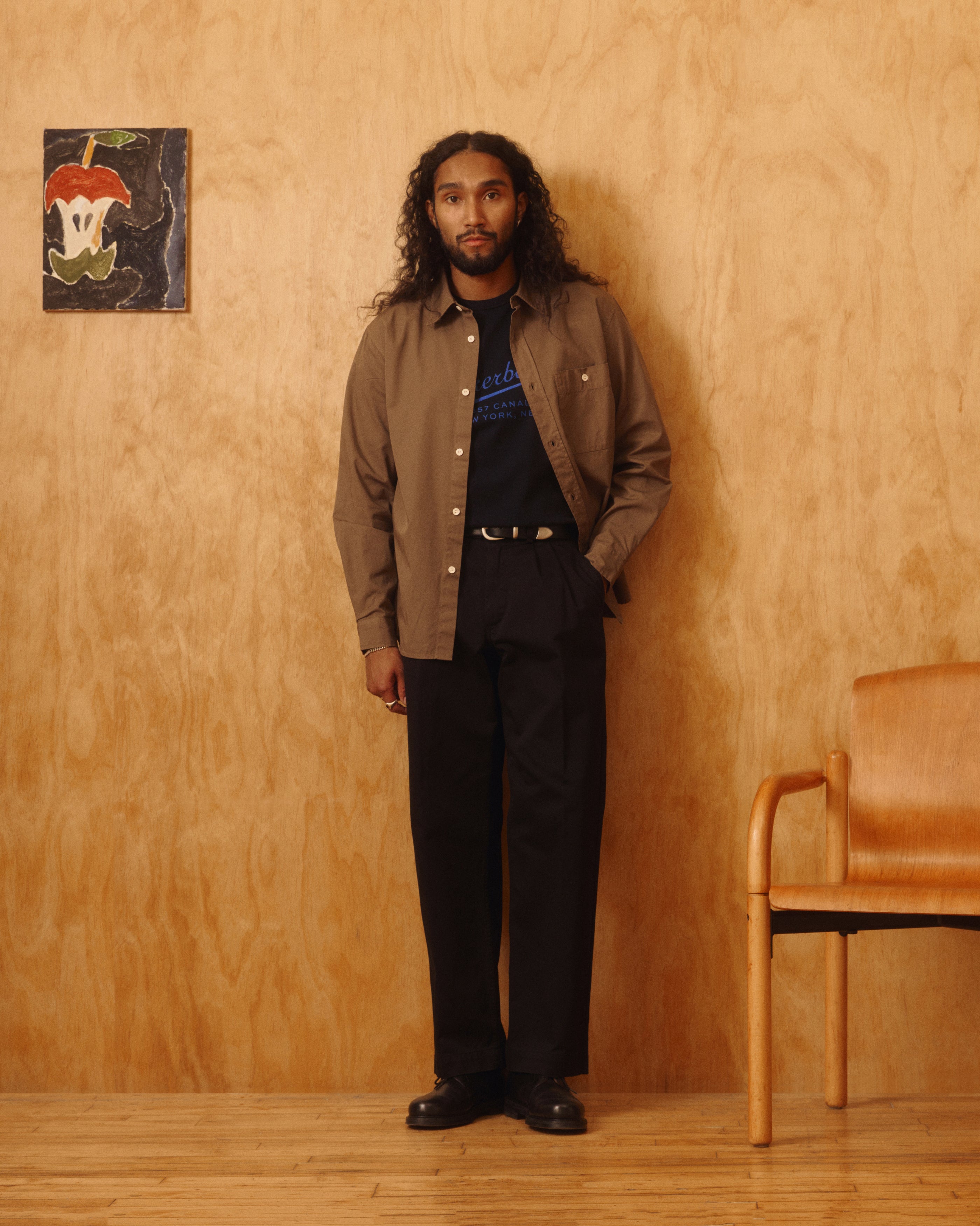 Jones Twill Cotton Shirt | Modern Menswear by yycbvcnbmmnbm