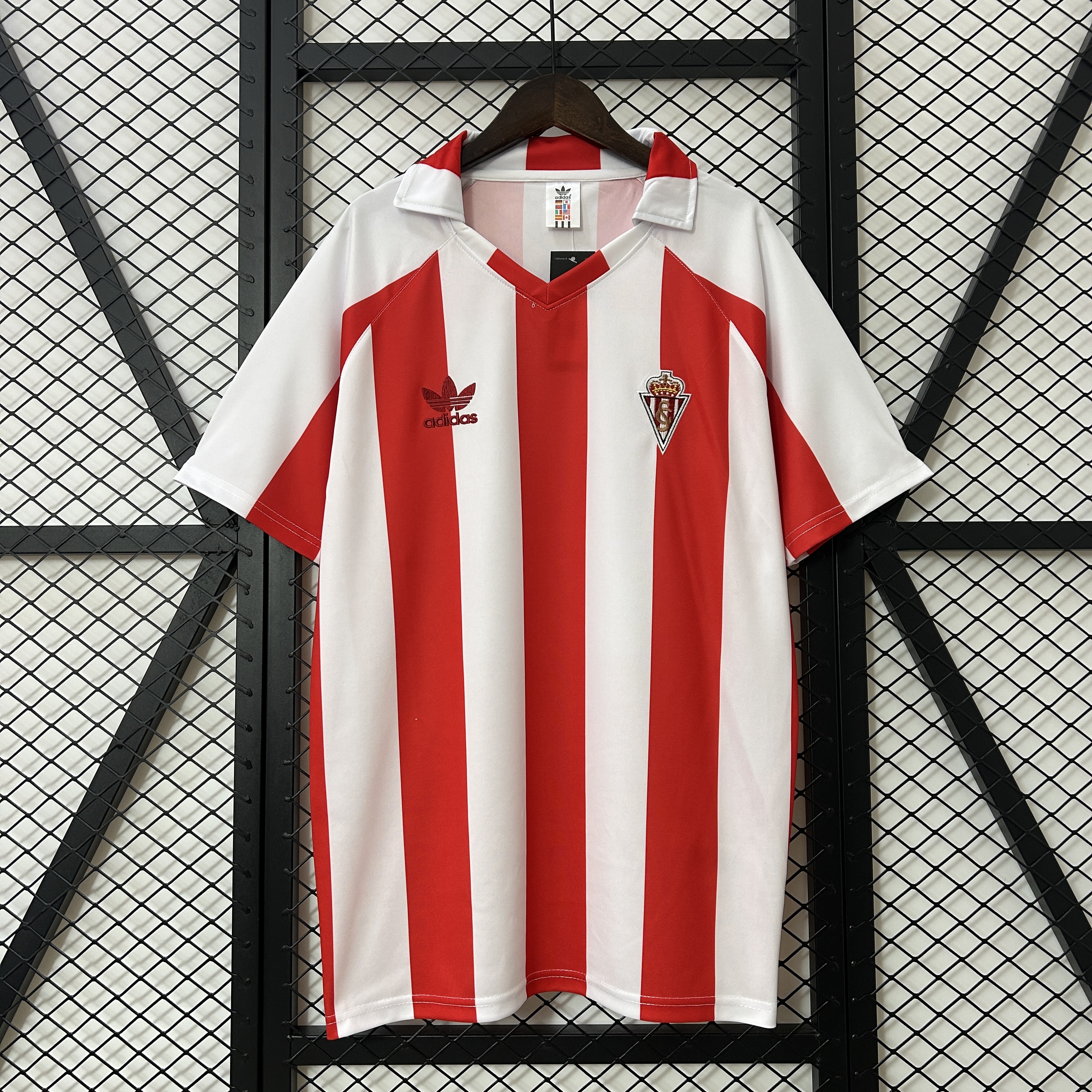 AlphaJersey-Retro Sporting Gijon 1986-87 Home Jersey