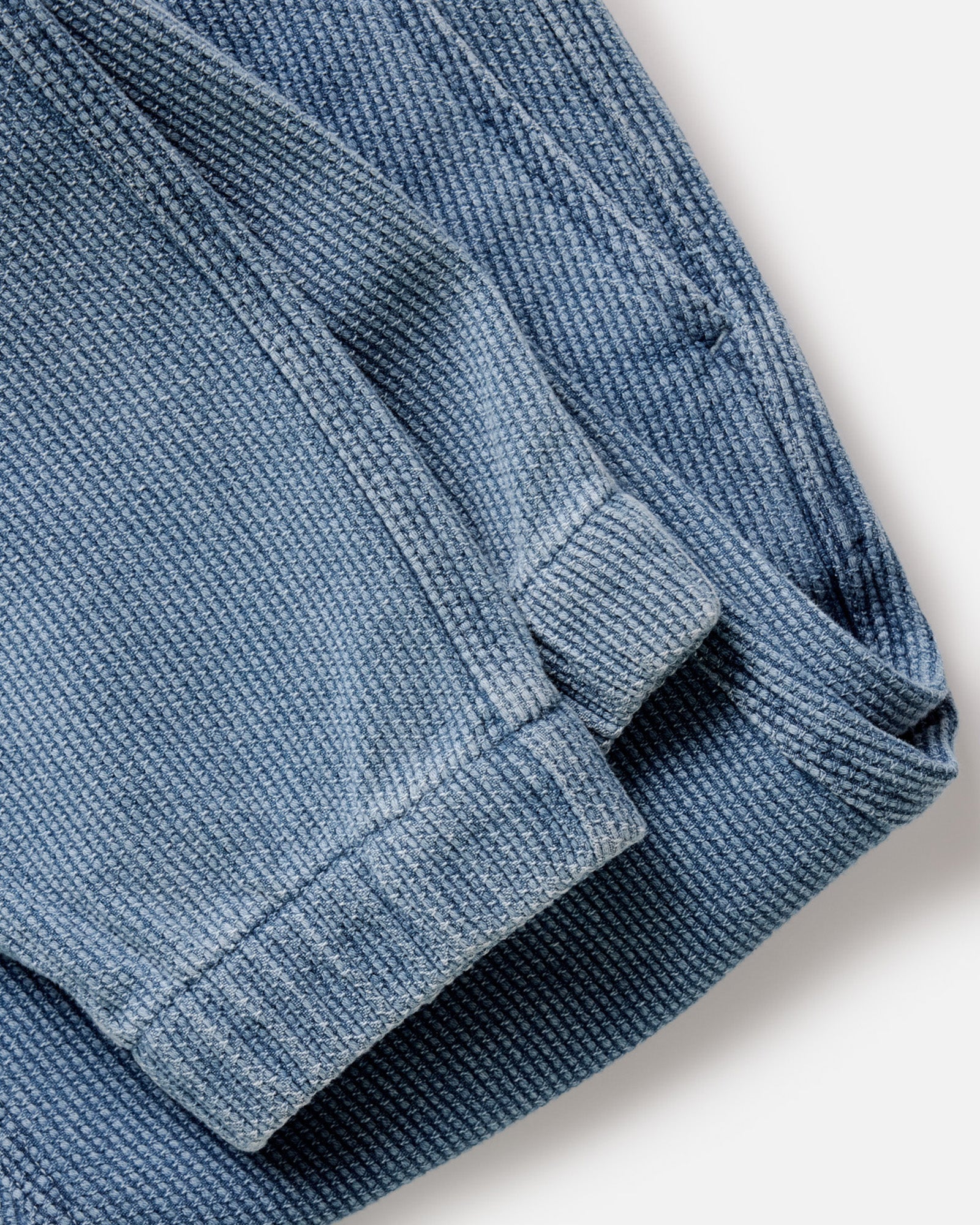 The Apres Pant in Washed Indigo Sashiko | Modern Menswear by yycbvcnbmmnbm