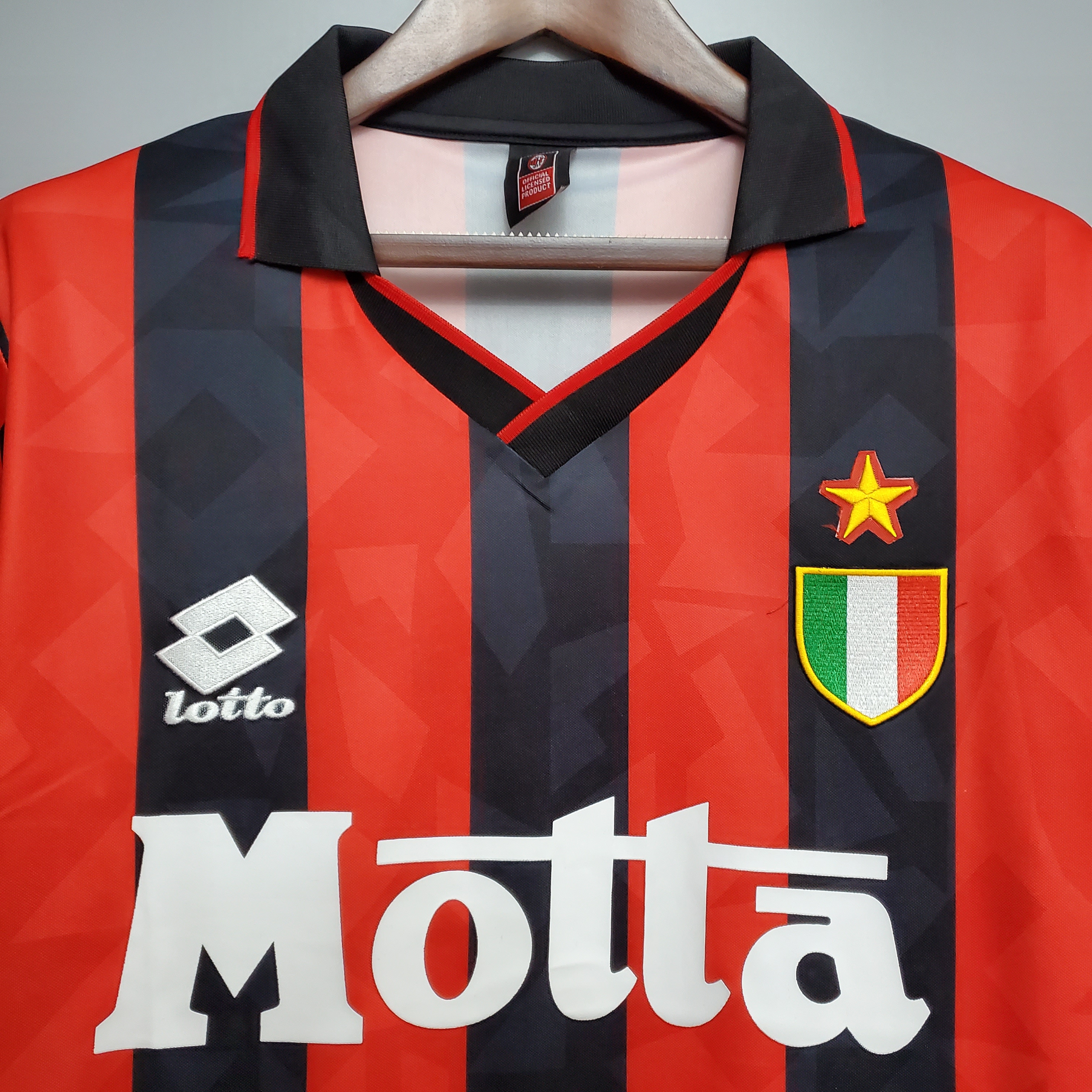 AlphaJersey-Retro AC Milan 93-94 Home Stadium Jersey