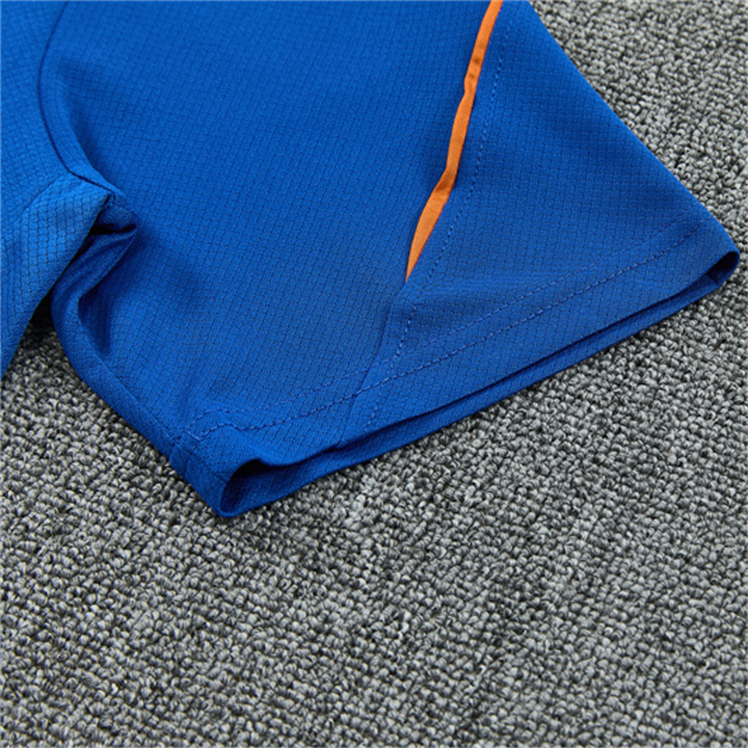 AlphaJersey-France 2026 Kids Short-Sleeve Training Set - Blue Top & Shorts