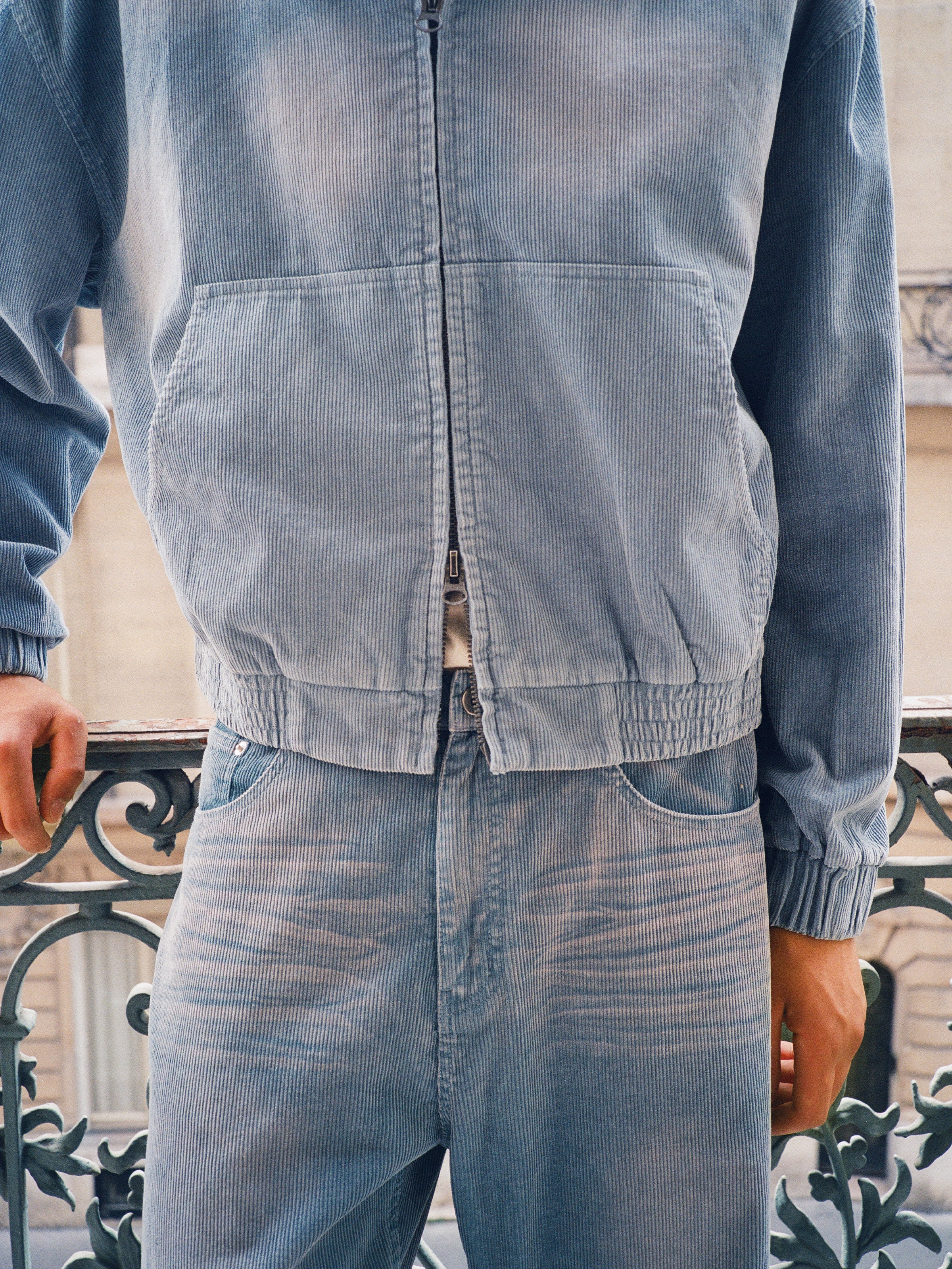 Corduroy Zip Up Hoodie | Modern Menswear by yycbvcnbmmnbm