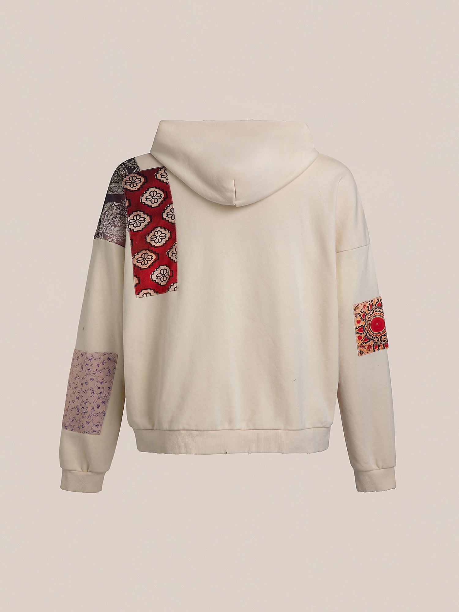 Tapestry Patchwork Zip Up Hoodie | Modern Menswear by yycbvcnbmmnbm