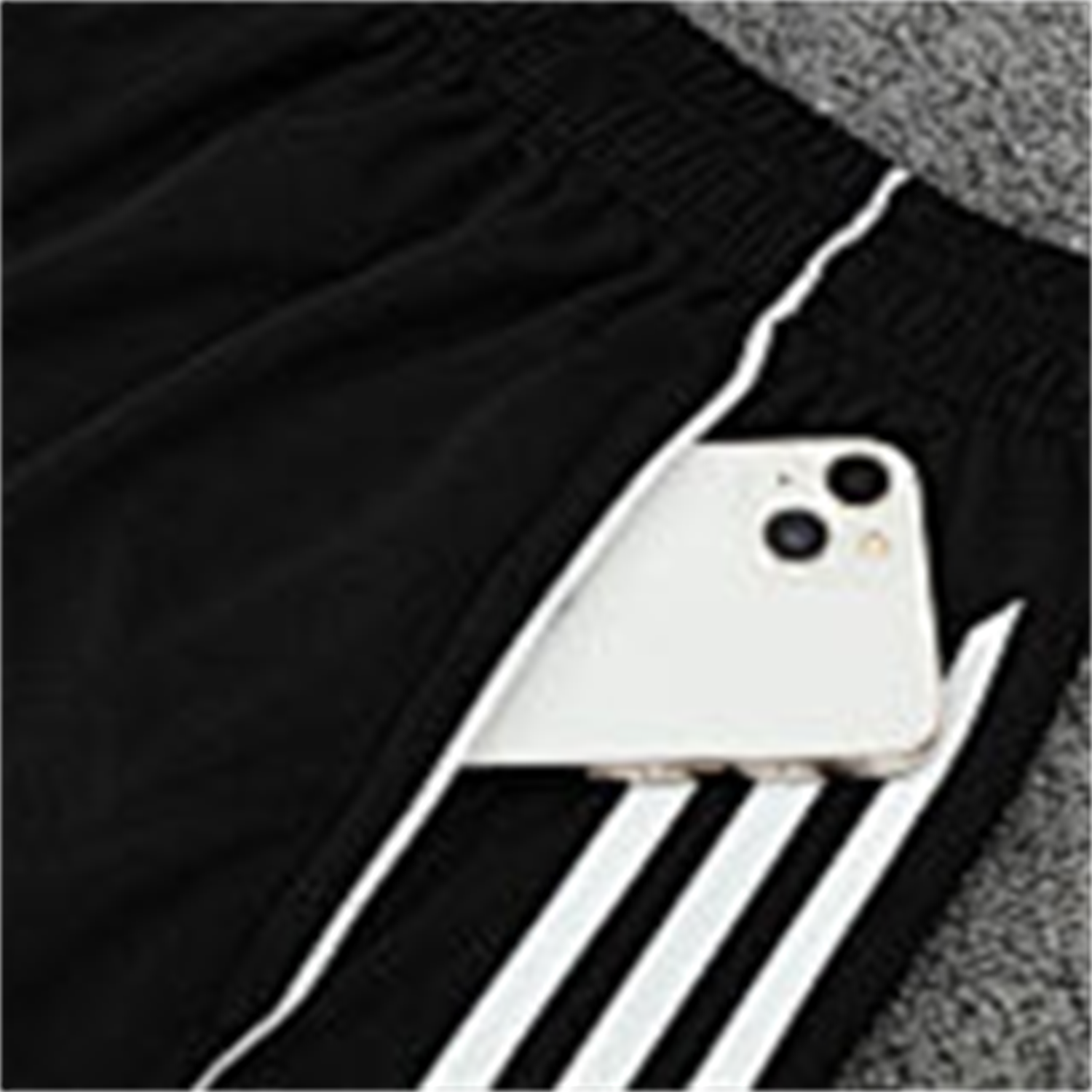 AlphaJersey-Real Madrid 25-26 Vest Training Set - Black And Light Grey Vest & Black Shorts