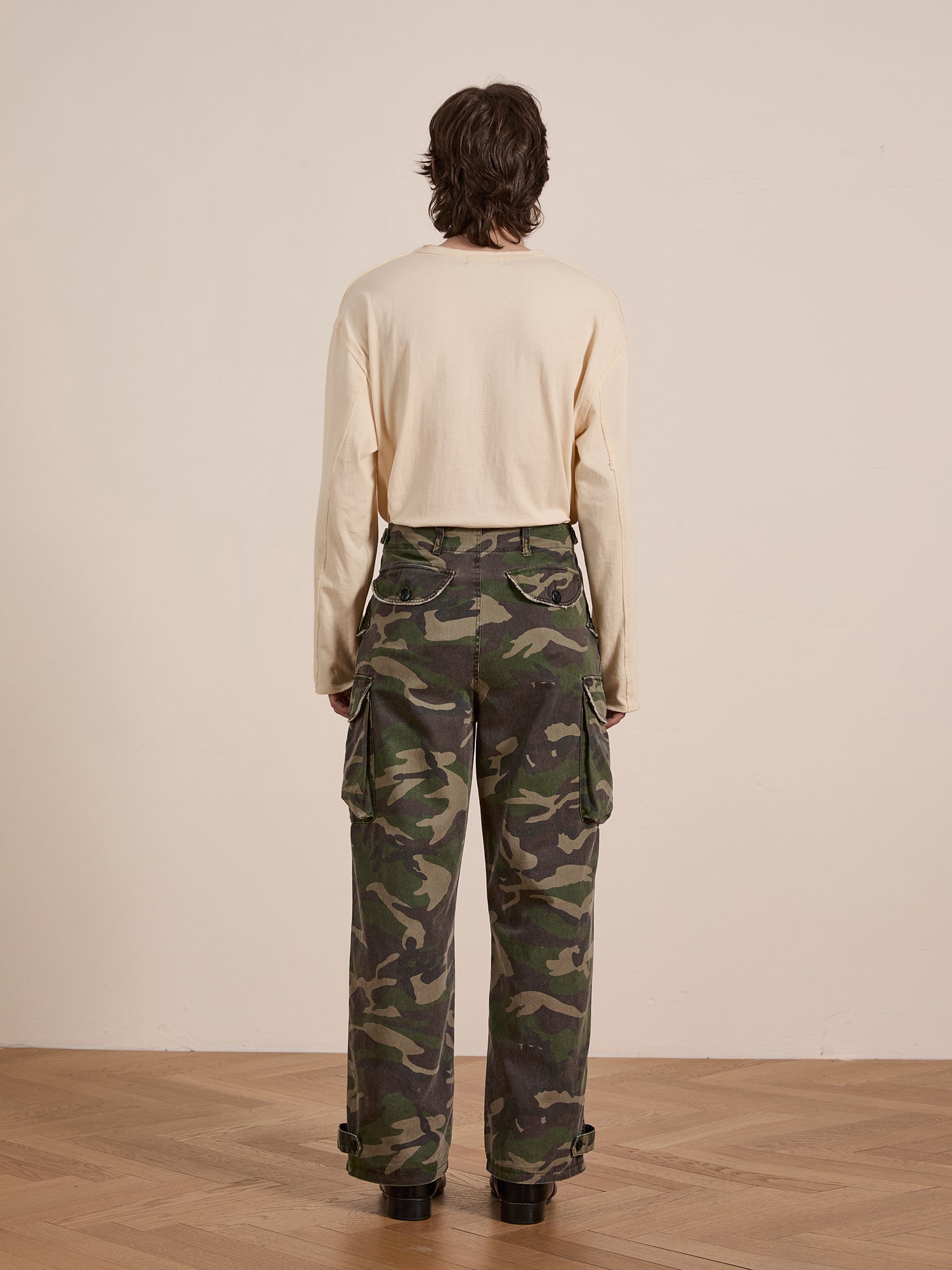 Camouflage Twill Utility Cargo Pants | Modern Menswear by yycbvcnbmmnbm