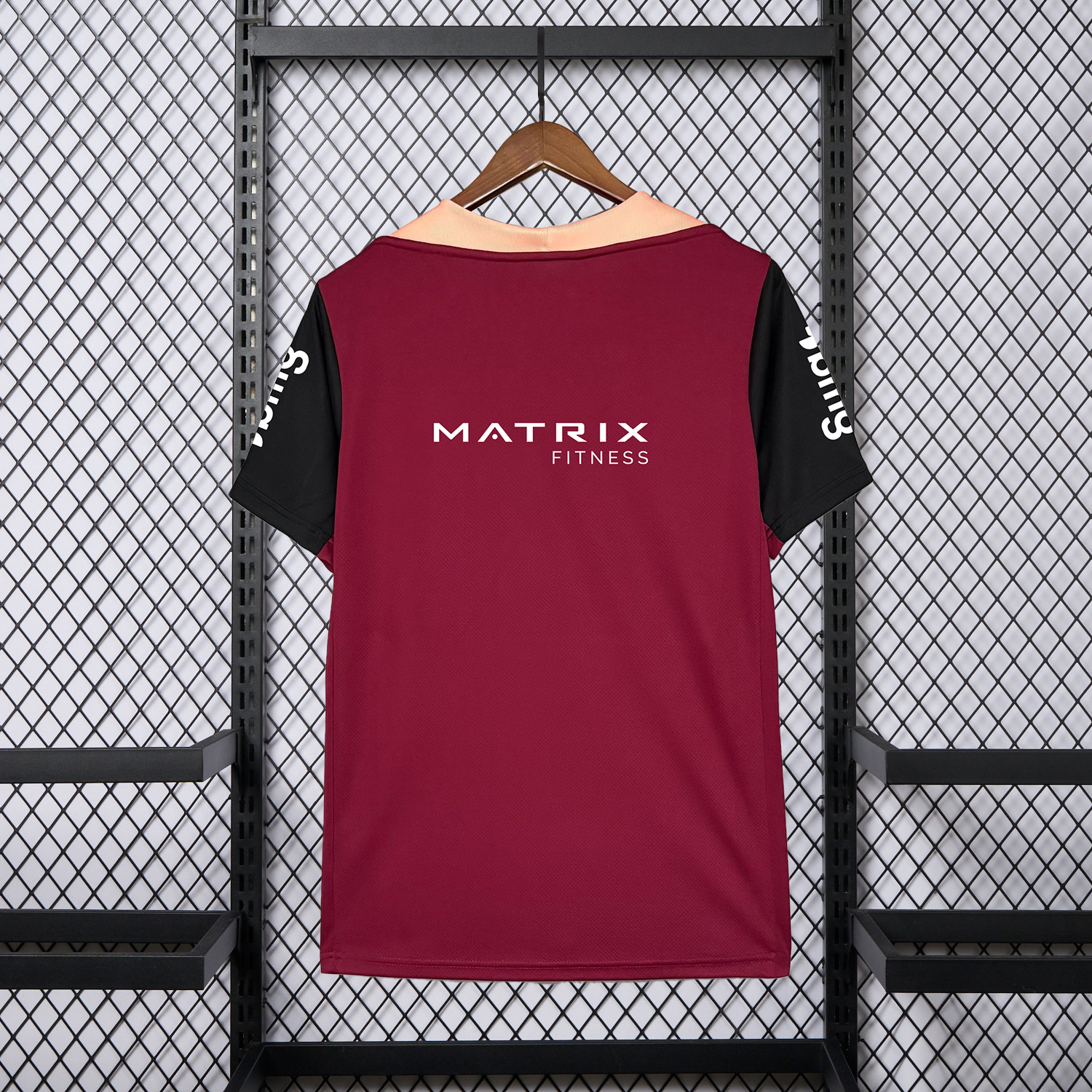 AlphaJersey-Corinthians 26-27 Wine Red Pre-Match All Sponsors Jersey - Fans Version