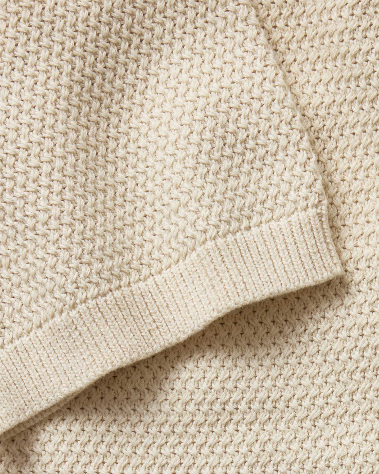 The Button Down Polo in Heather Oat Crochet | Modern Menswear by yycbvcnbmmnbm