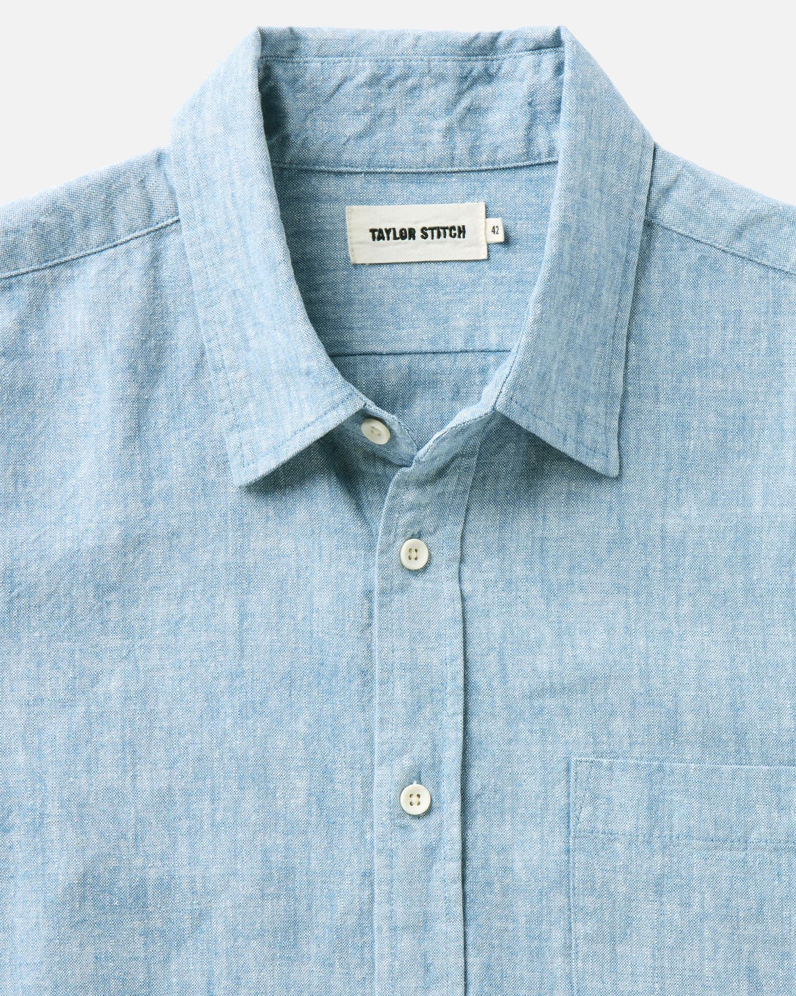 The Short Sleeve California in Sky Hemp | Modern Menswear by yycbvcnbmmnbm