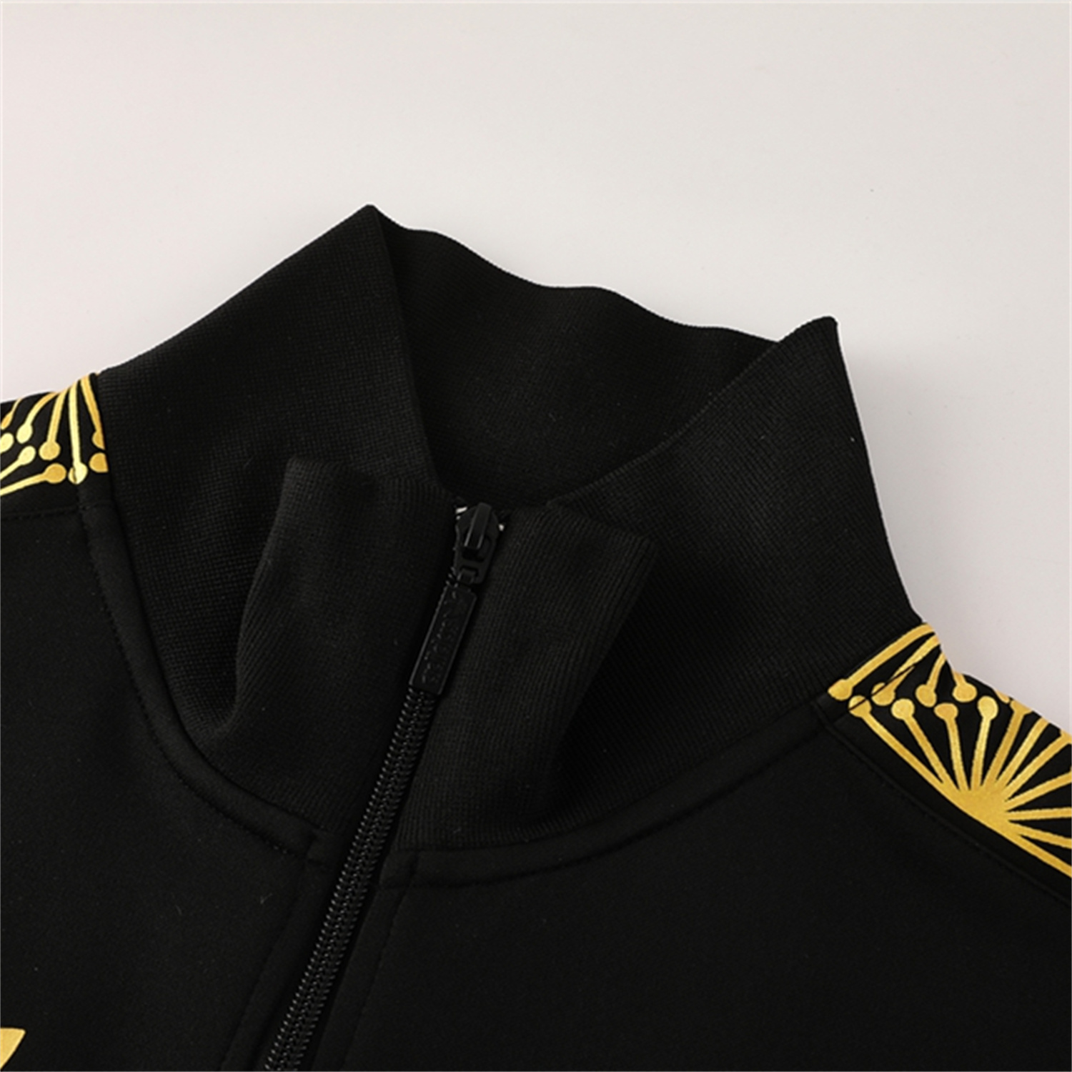 AlphaJersey-Mexico 2025 Gold Cup Jacket Training Tracksuit - Black Top & Pants