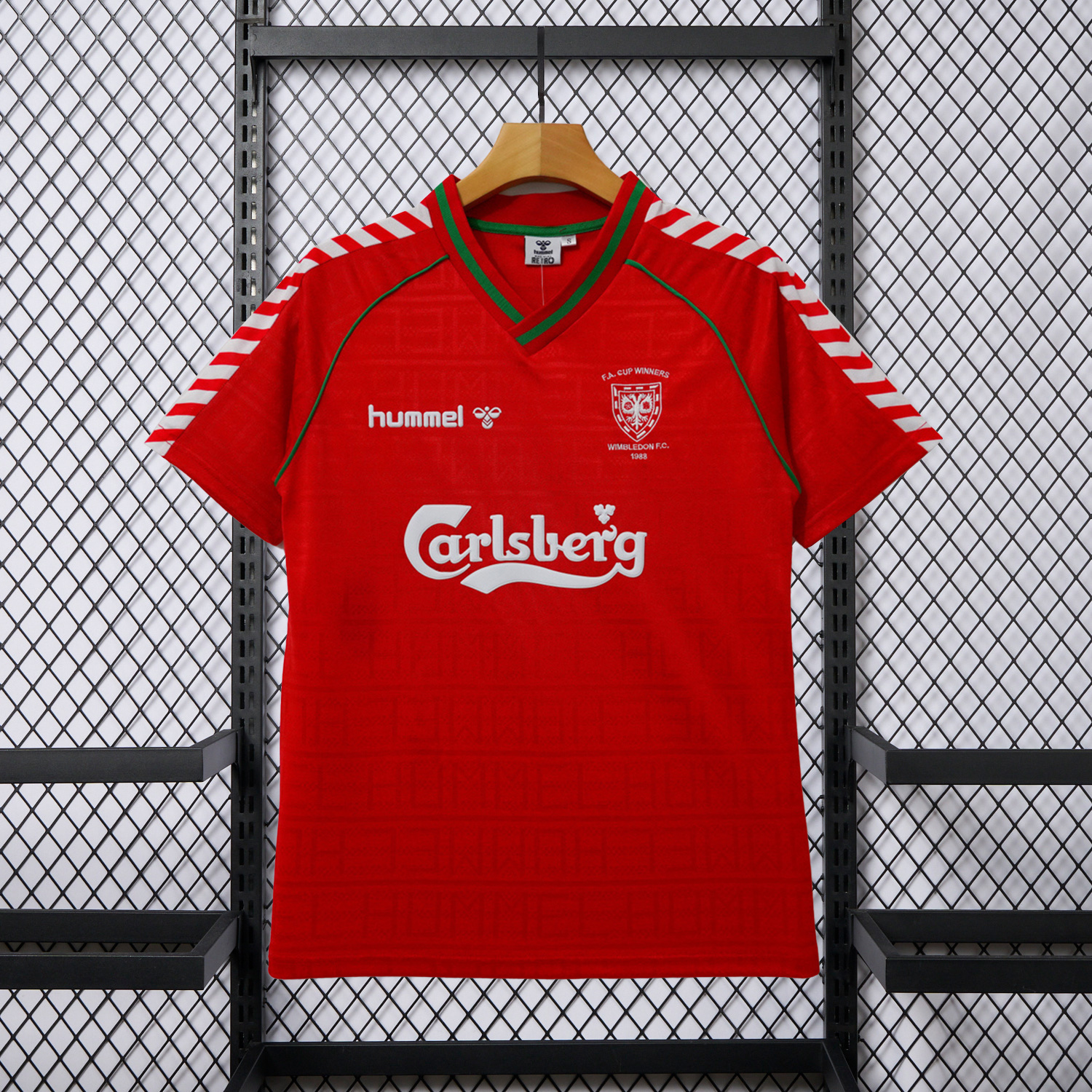 AlphaJersey-Retro Wimbledon 1988-89 Away Red Jersey