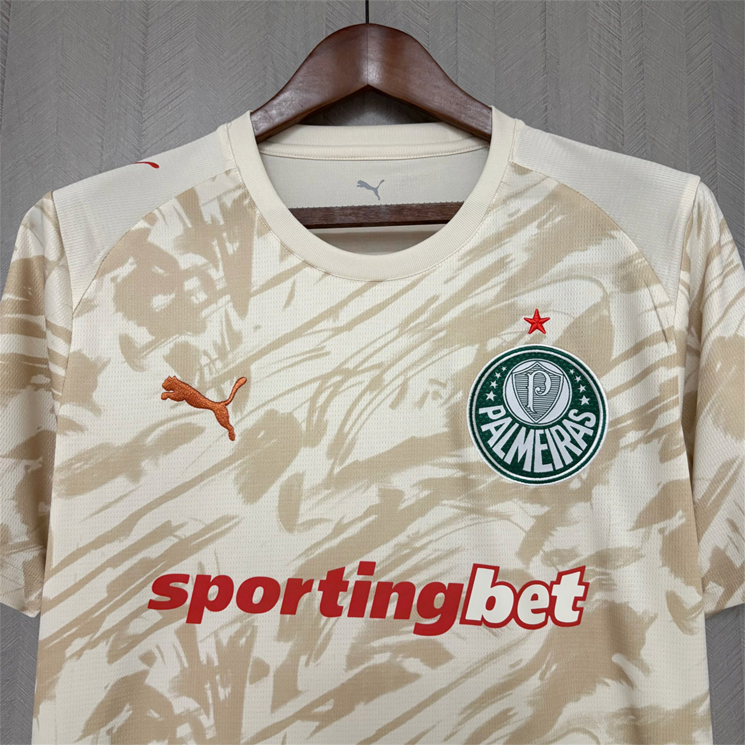 AlphaJersey-Palmeiras 26-27 Off-White Goalkeeper Jersey - Fans Version