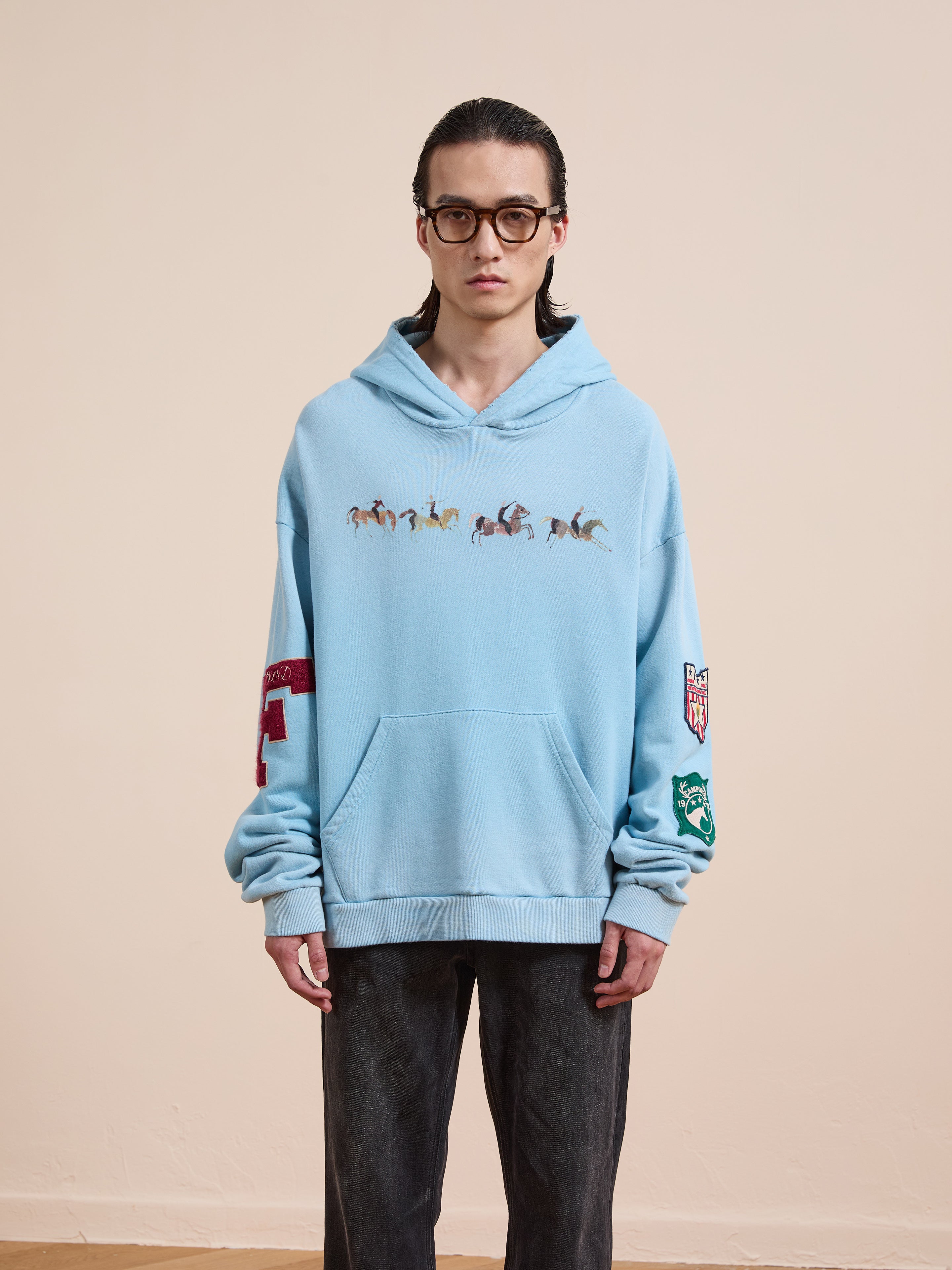 Horse Line Hoodie | Modern Menswear by yycbvcnbmmnbm