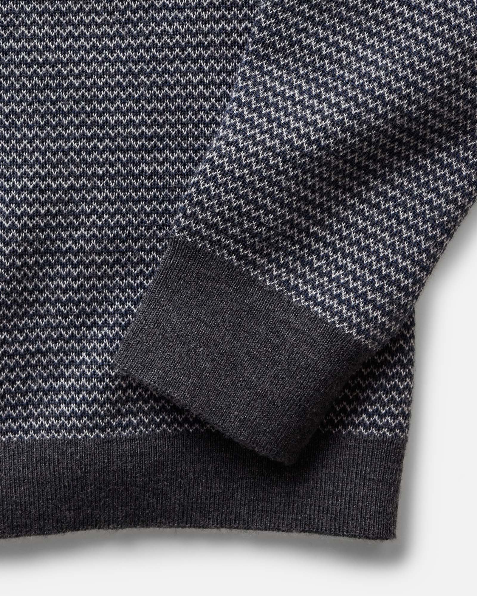 The Nichols Polo in Navy Birdseye Merino | Modern Menswear by yycbvcnbmmnbm