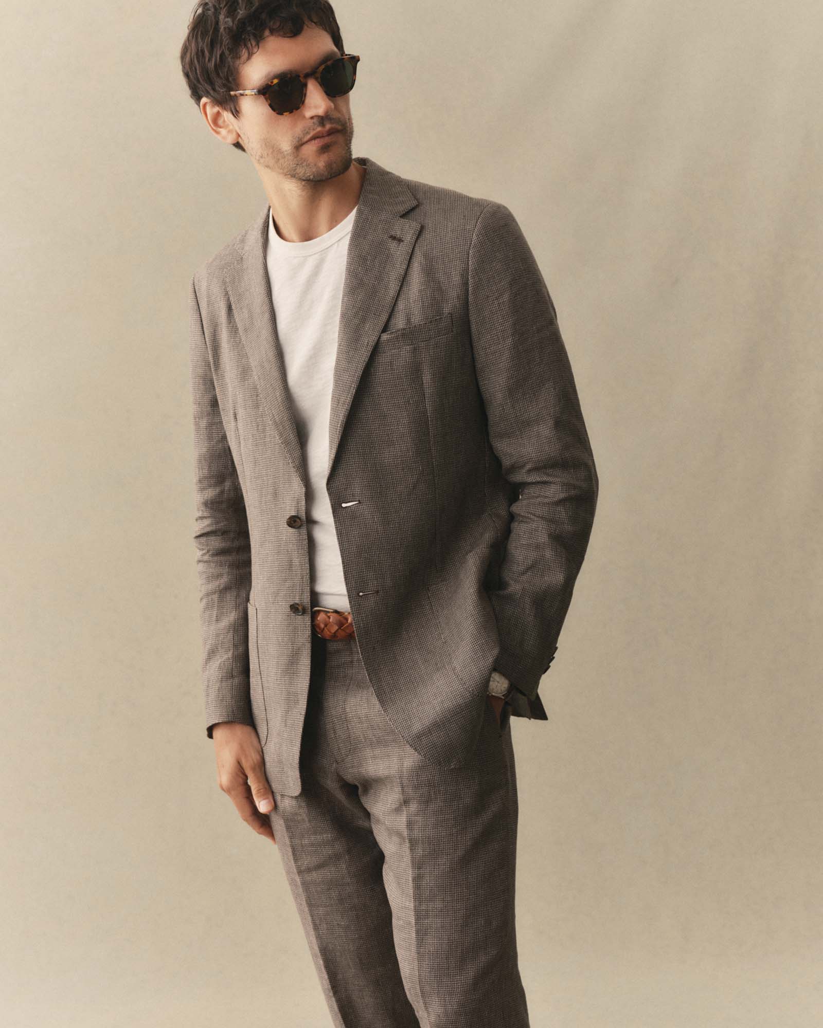 The Stevens Sportcoat in Morel Micro Check | Modern Menswear by yycbvcnbmmnbm