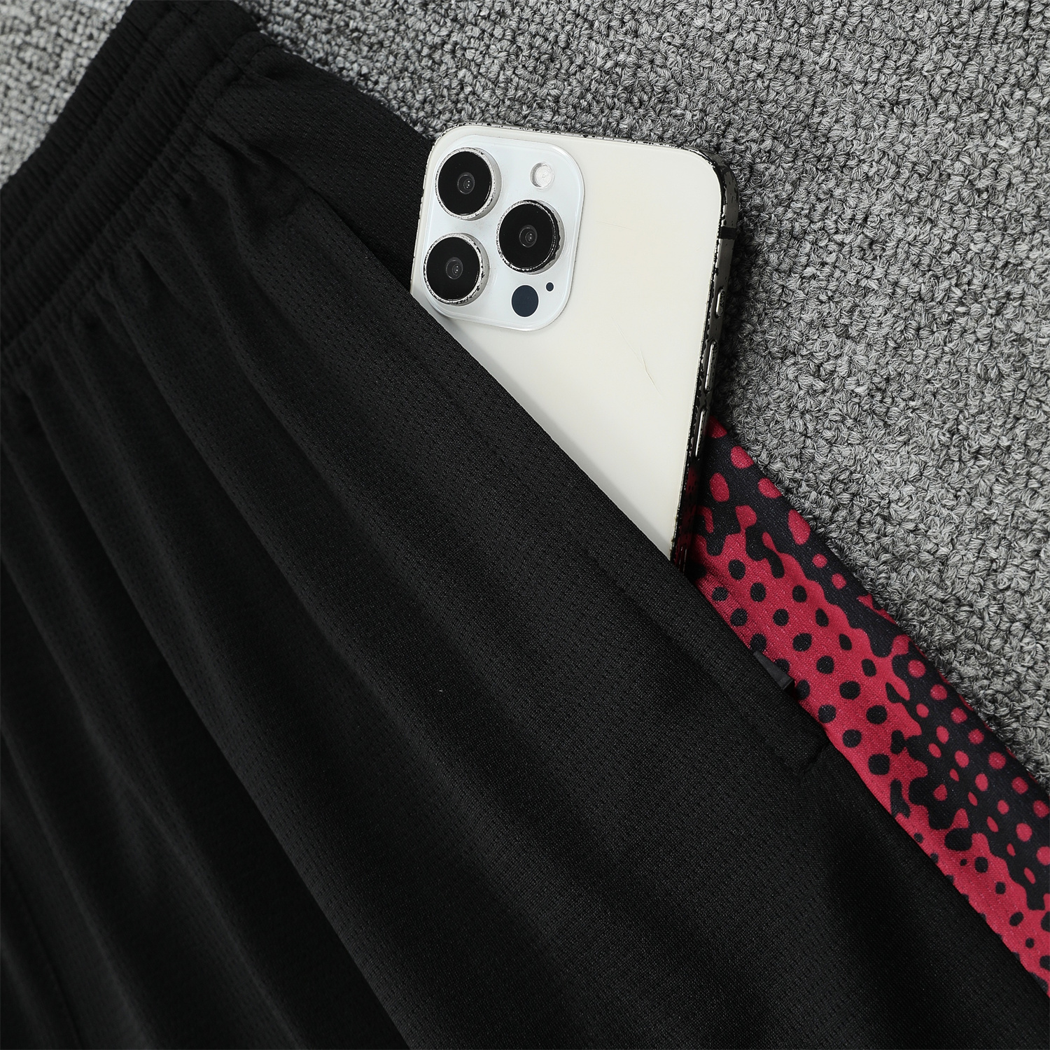AlphaJersey-RB Leipzig 25-26 Short-Sleeve Training Set- Red Top & Black Shorts