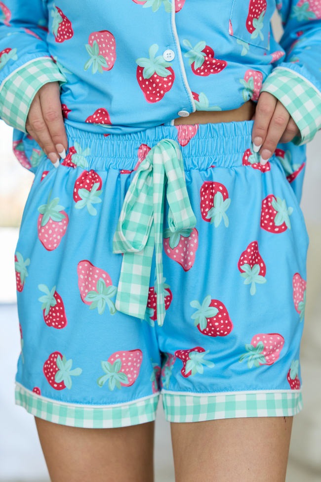Cozy Crush Pajama Shorts - Berry Bliss DOORBUSTER | Elegant Women's Fashion by coolavocek