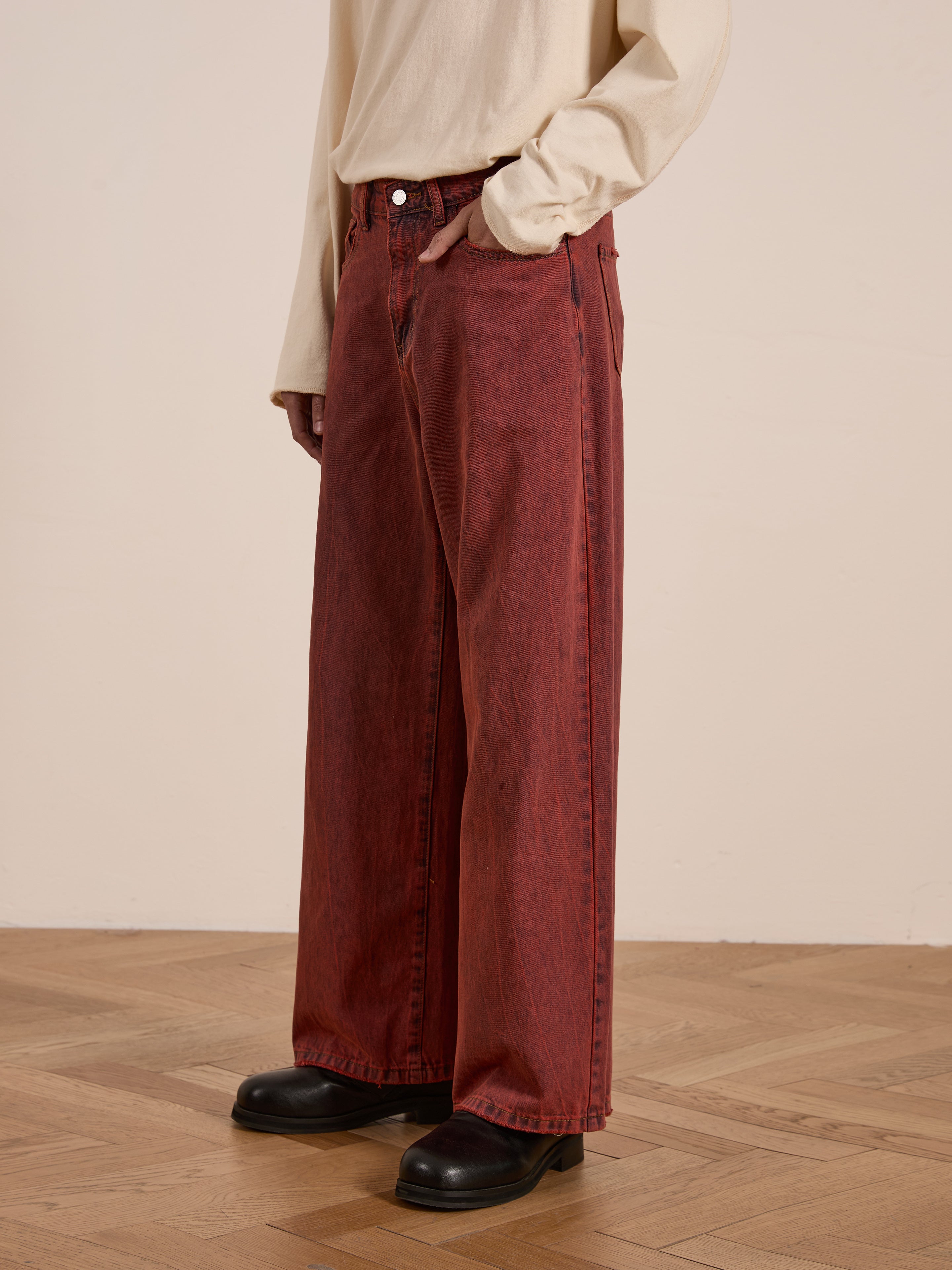 Lacy Baggy Jeans | Modern Menswear by yycbvcnbmmnbm