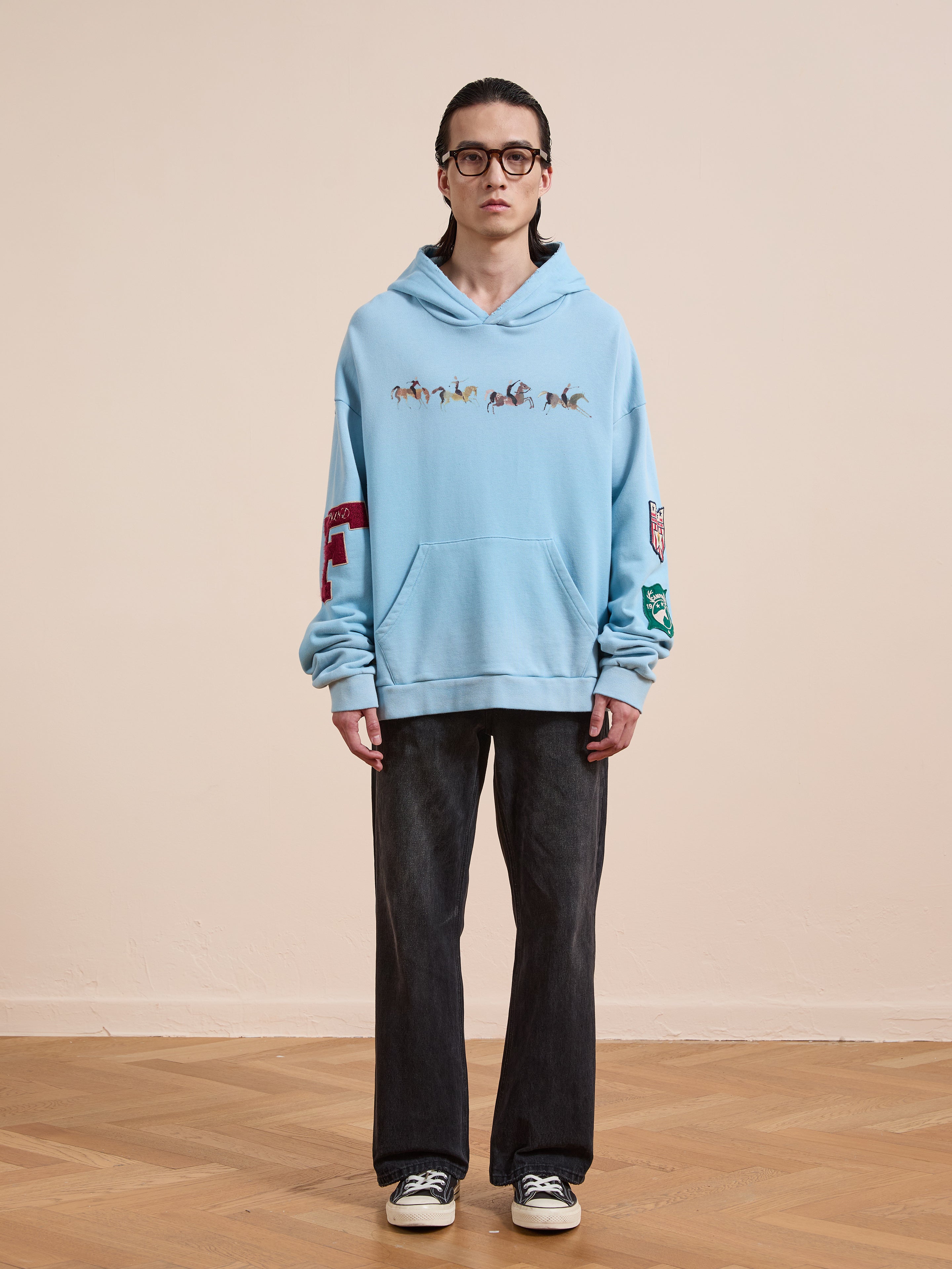 Horse Line Hoodie | Modern Menswear by yycbvcnbmmnbm