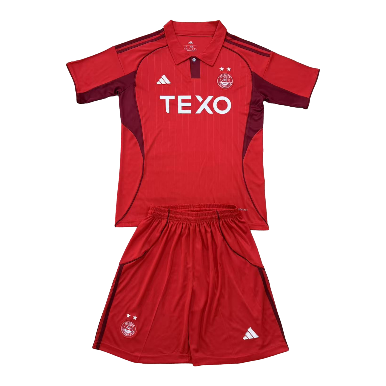 AlphaJersey-Aberdeen 25-26 Home Men's Adult Jersey Set - Fans Version